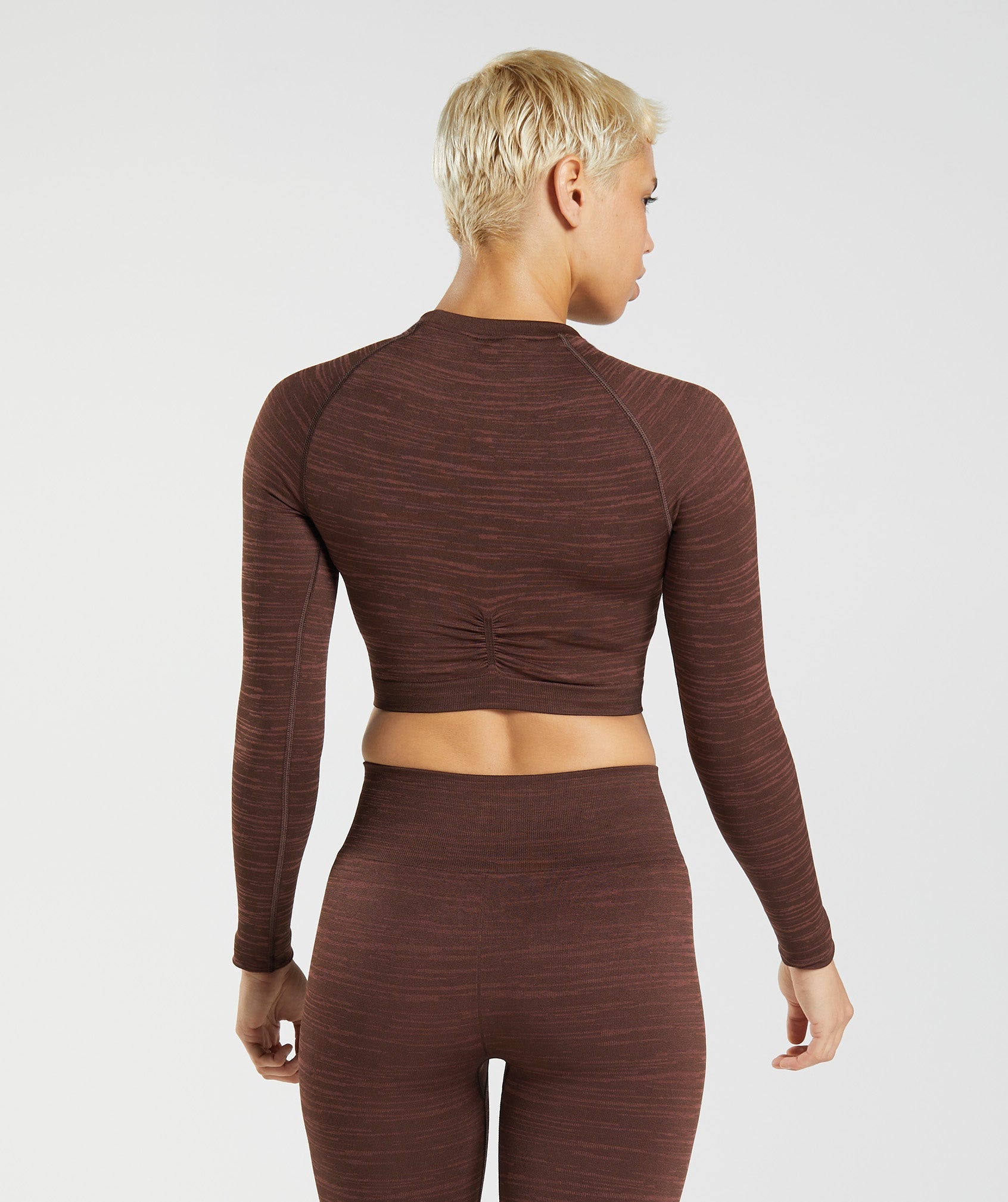 Gymshark Apex Seamless Leggings - Truffle Brown/Cherry Brown