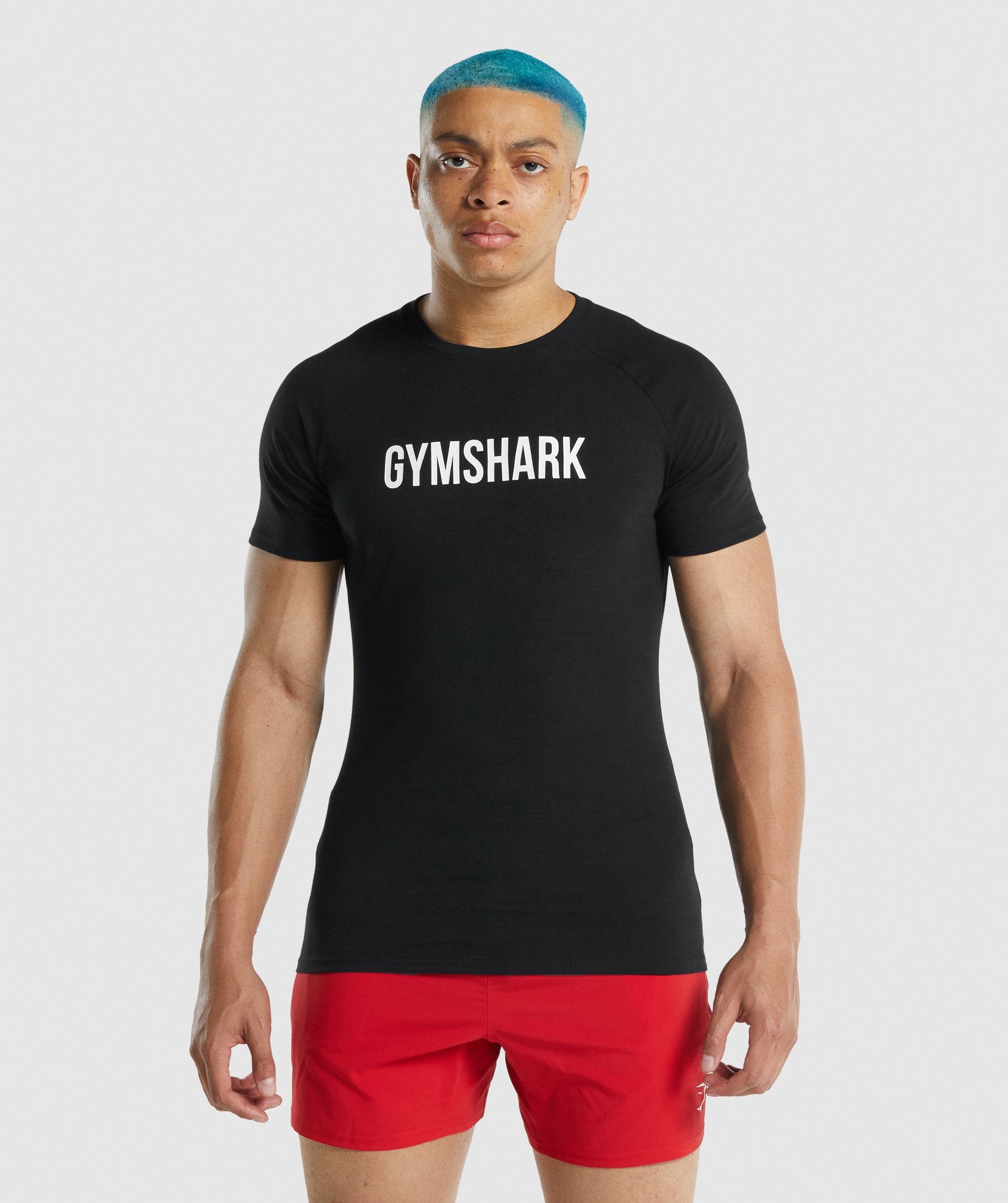 Gymshark Apollo SS T-Shirt Black/White Extra Large XL New With Tags  Athletic