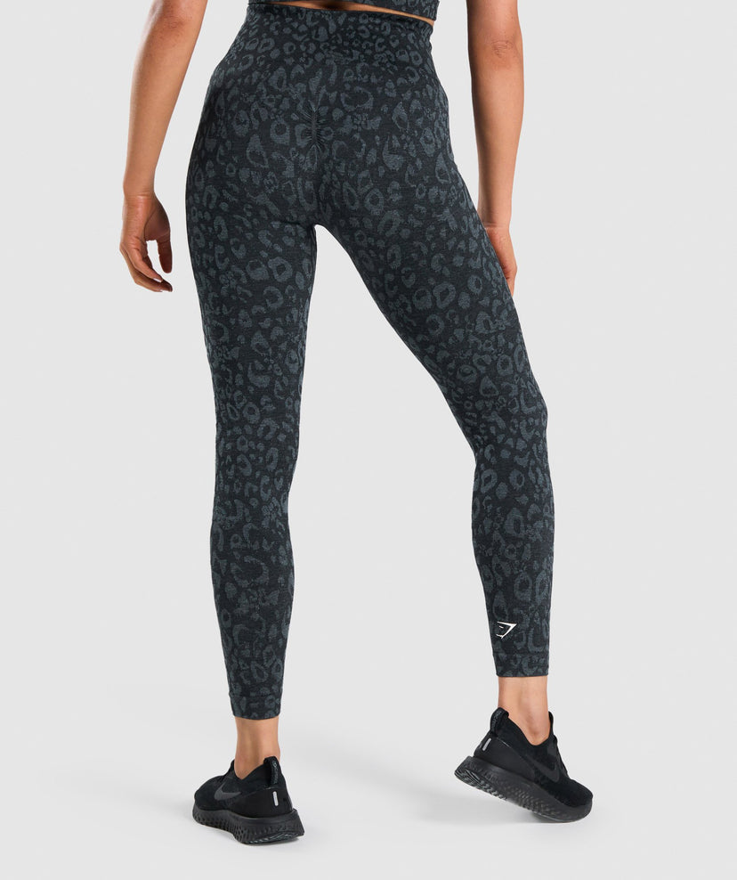 Gymshark Adapt Animal Seamless Leggings - Black | Gymshark