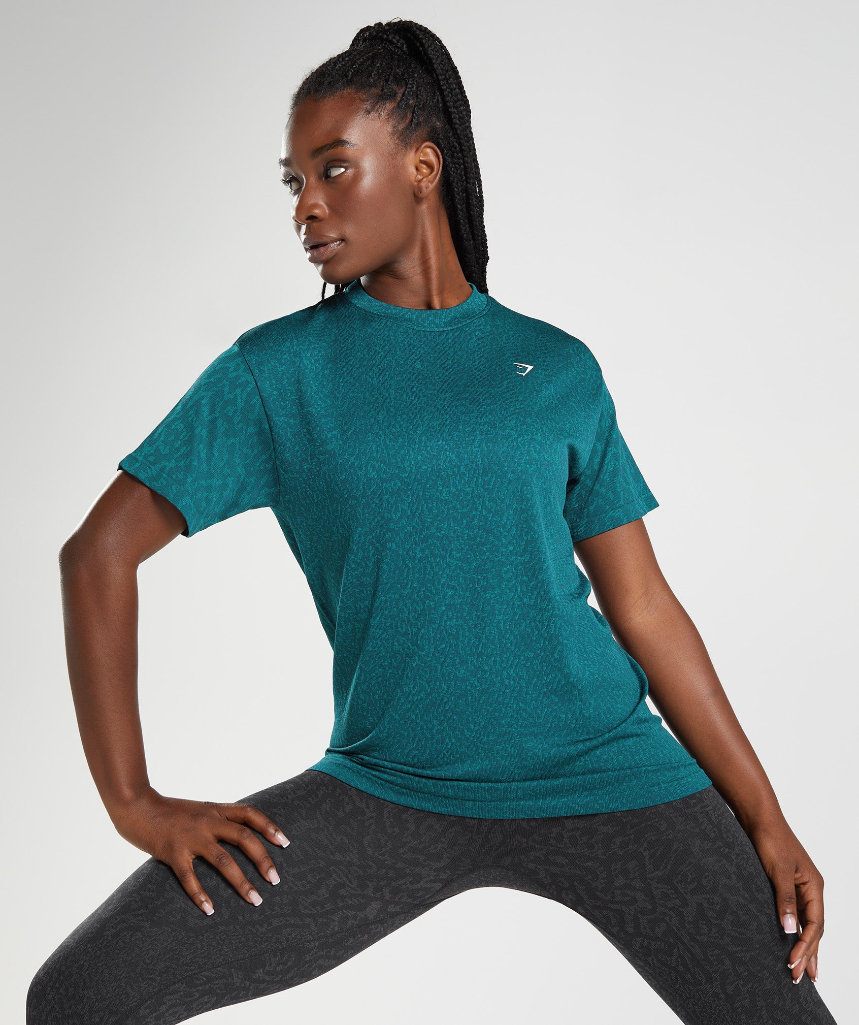 Adapt Animal Seamless T-Shirt in Reef | Winter Teal - view 3