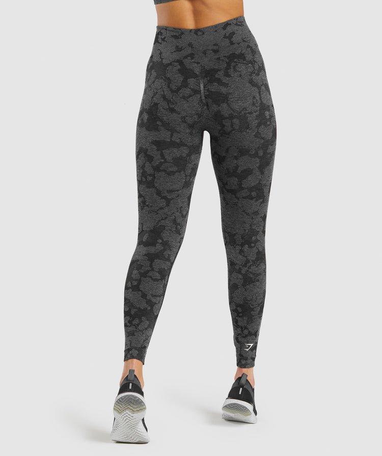 Gymshark Adapt Camo Seamless Leggings - Black | Gymshark