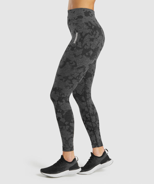 Gymshark Adapt Camo Seamless Leggings - Black | Gymshark