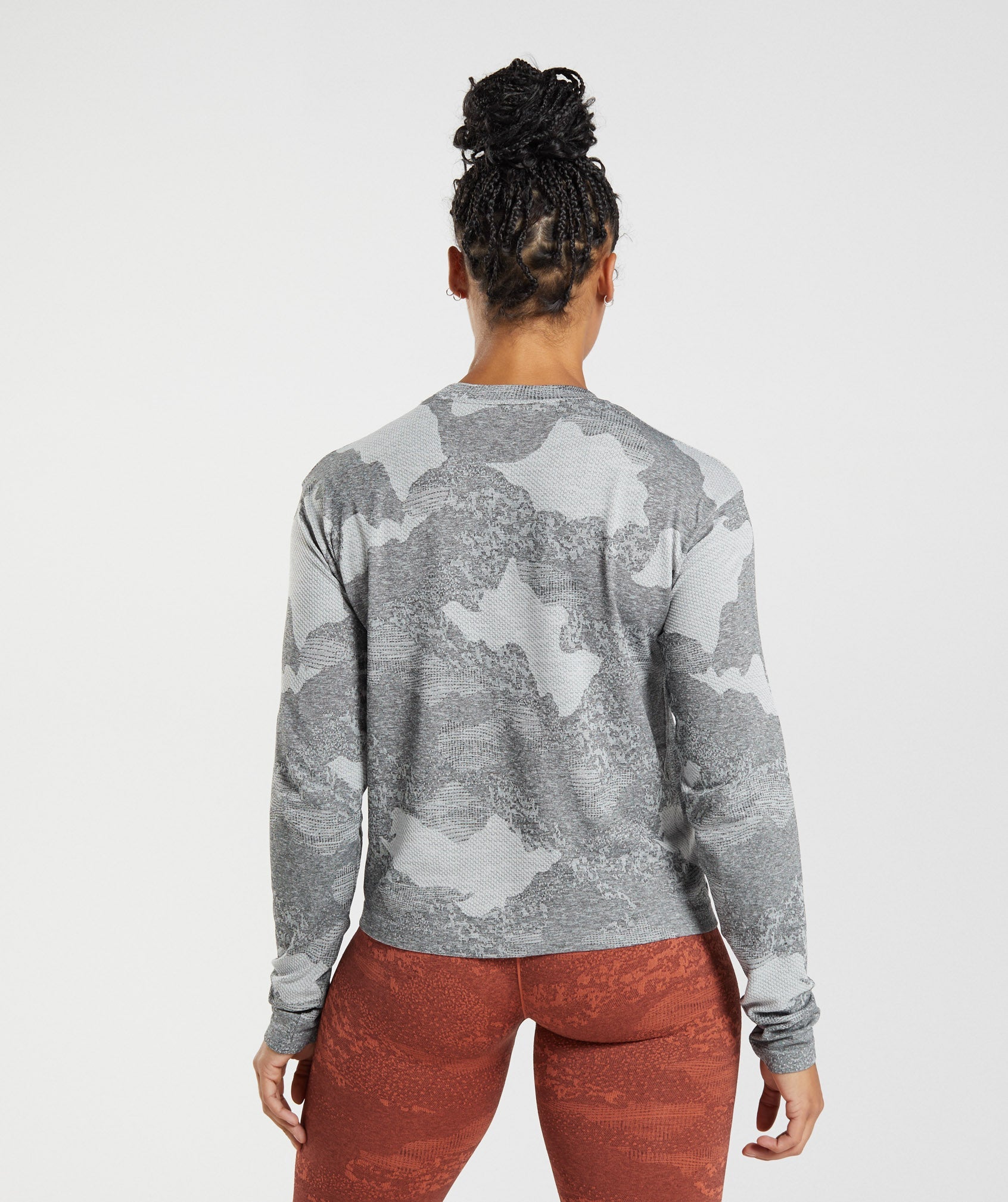 Long clearance camo sweatshirt