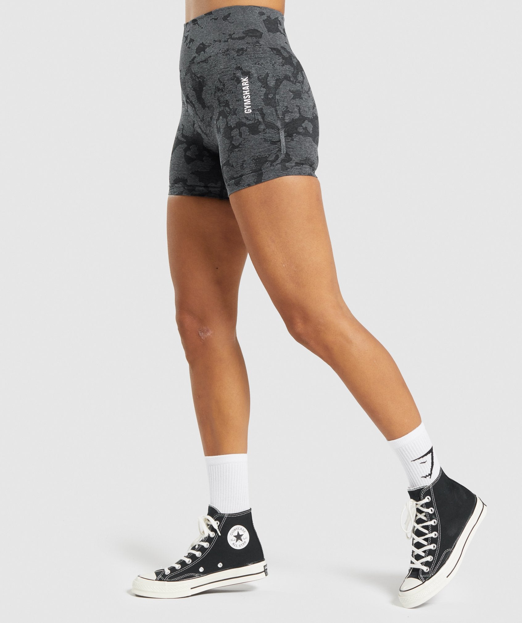 Adapt Camo Seamless Shorts in Black