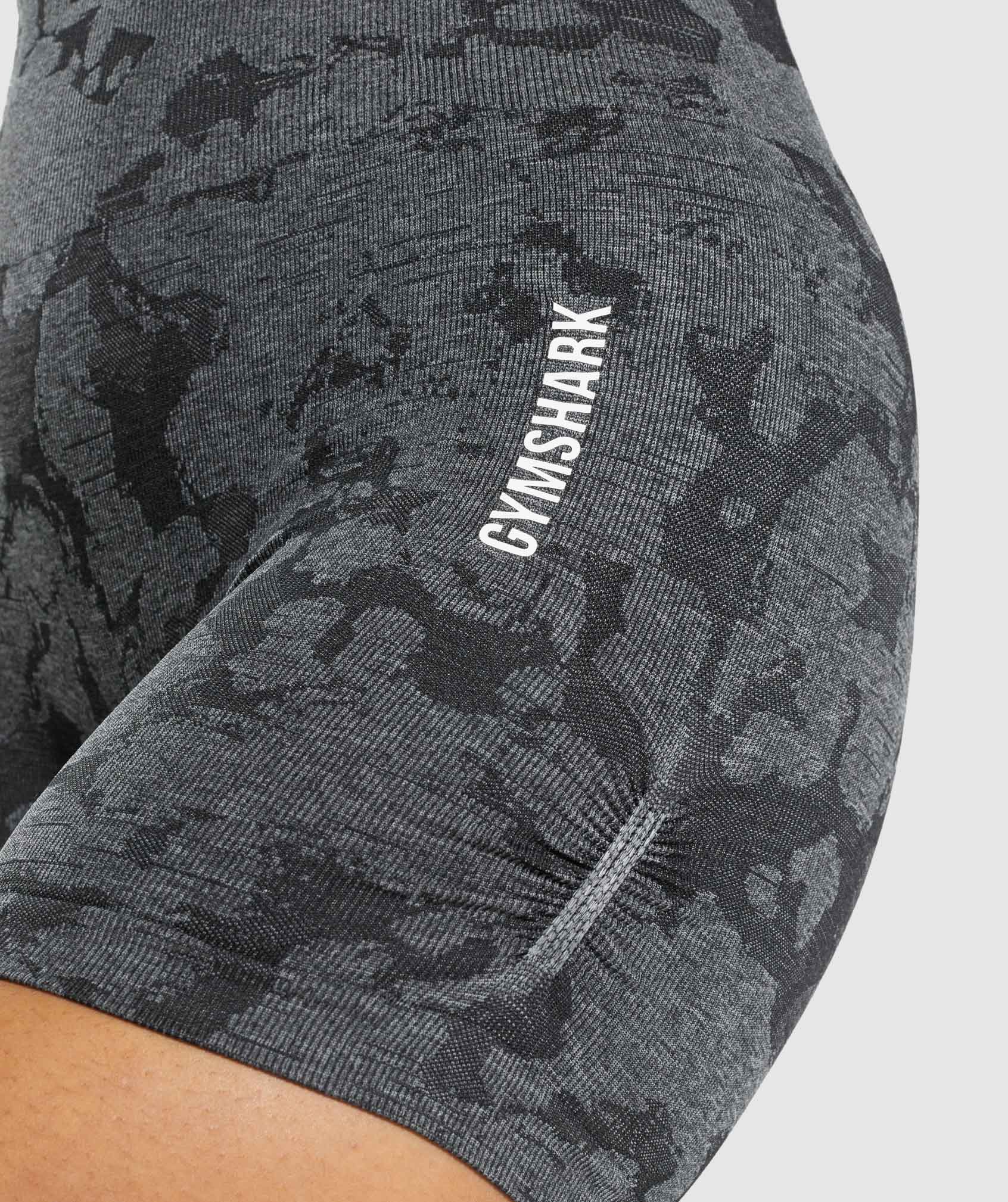 Gymshark Adapt Camo Seamless Shorts Black - $85 New With Tags