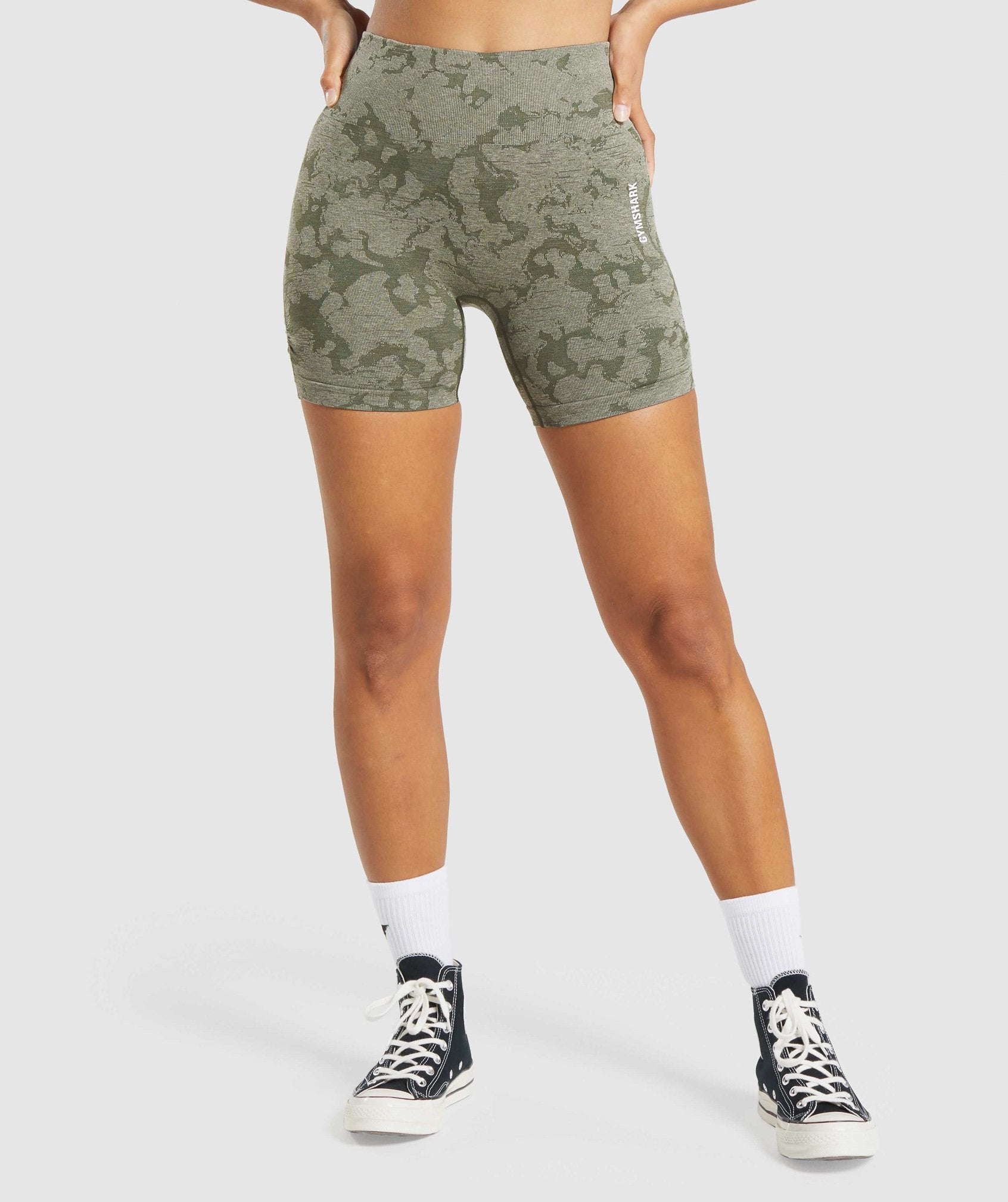 Adapt Camo Seamless Shorts in Green