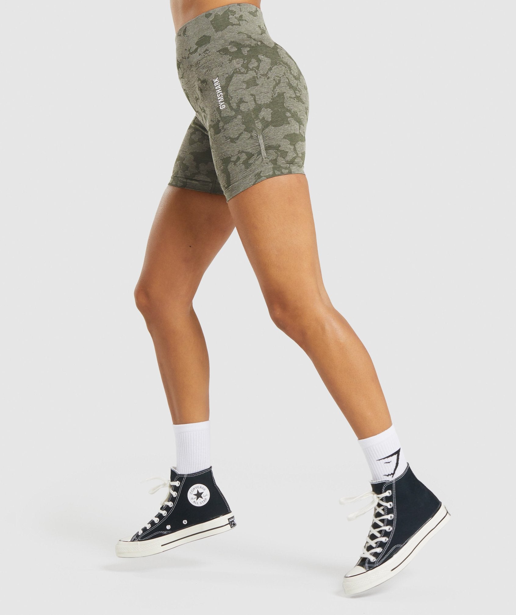 Adapt Camo Seamless Shorts in Green
