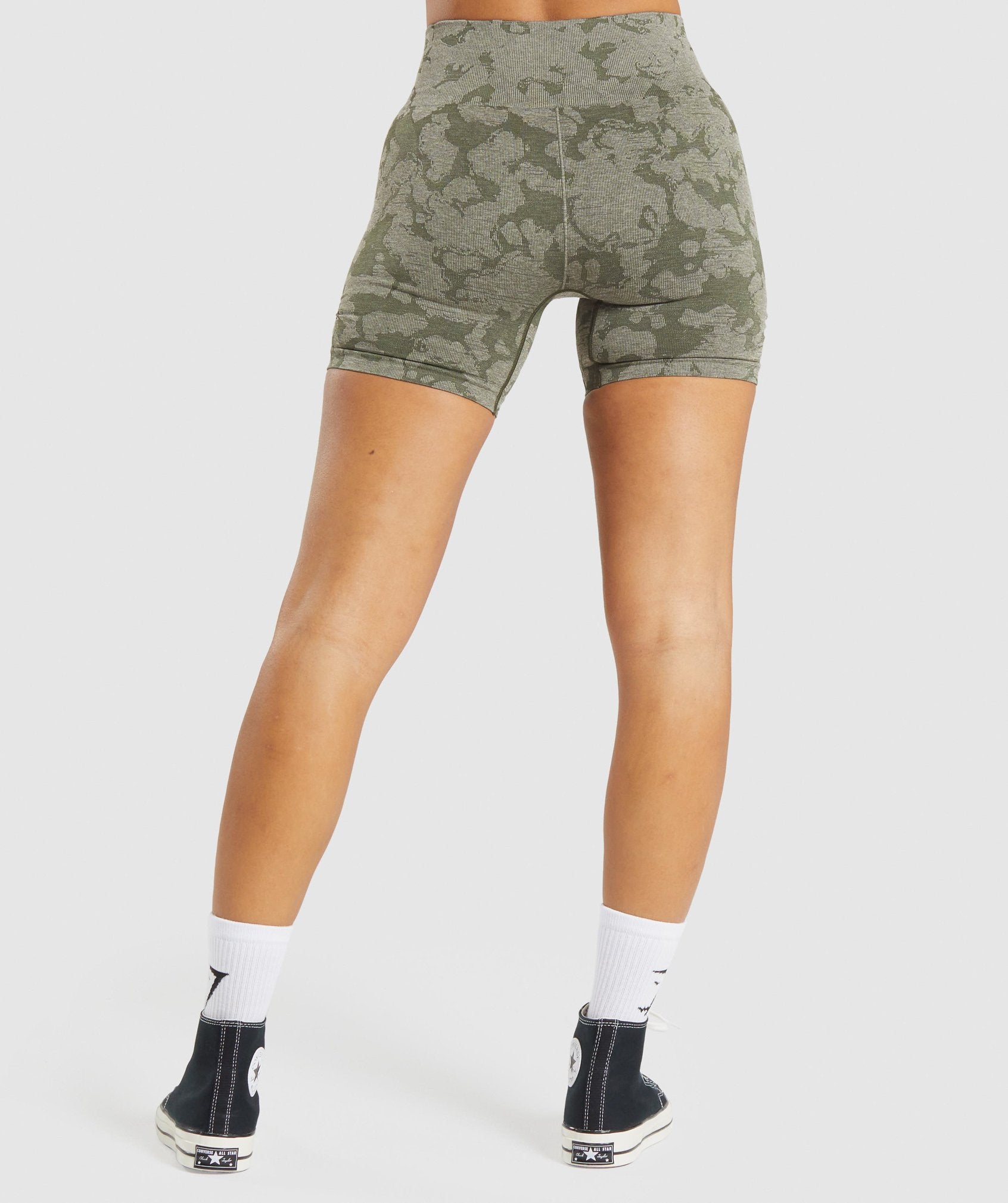 Adapt Camo Seamless Shorts in Green