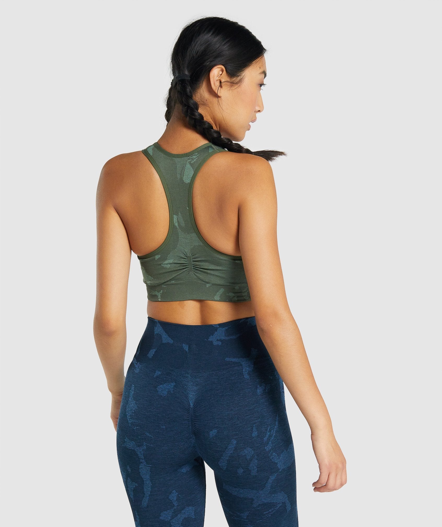 Gymshark Camo Seamless Sports Bra (Sage Green) Green Size XS - $40 (11% Off  Retail) New With Tags - From Alannah