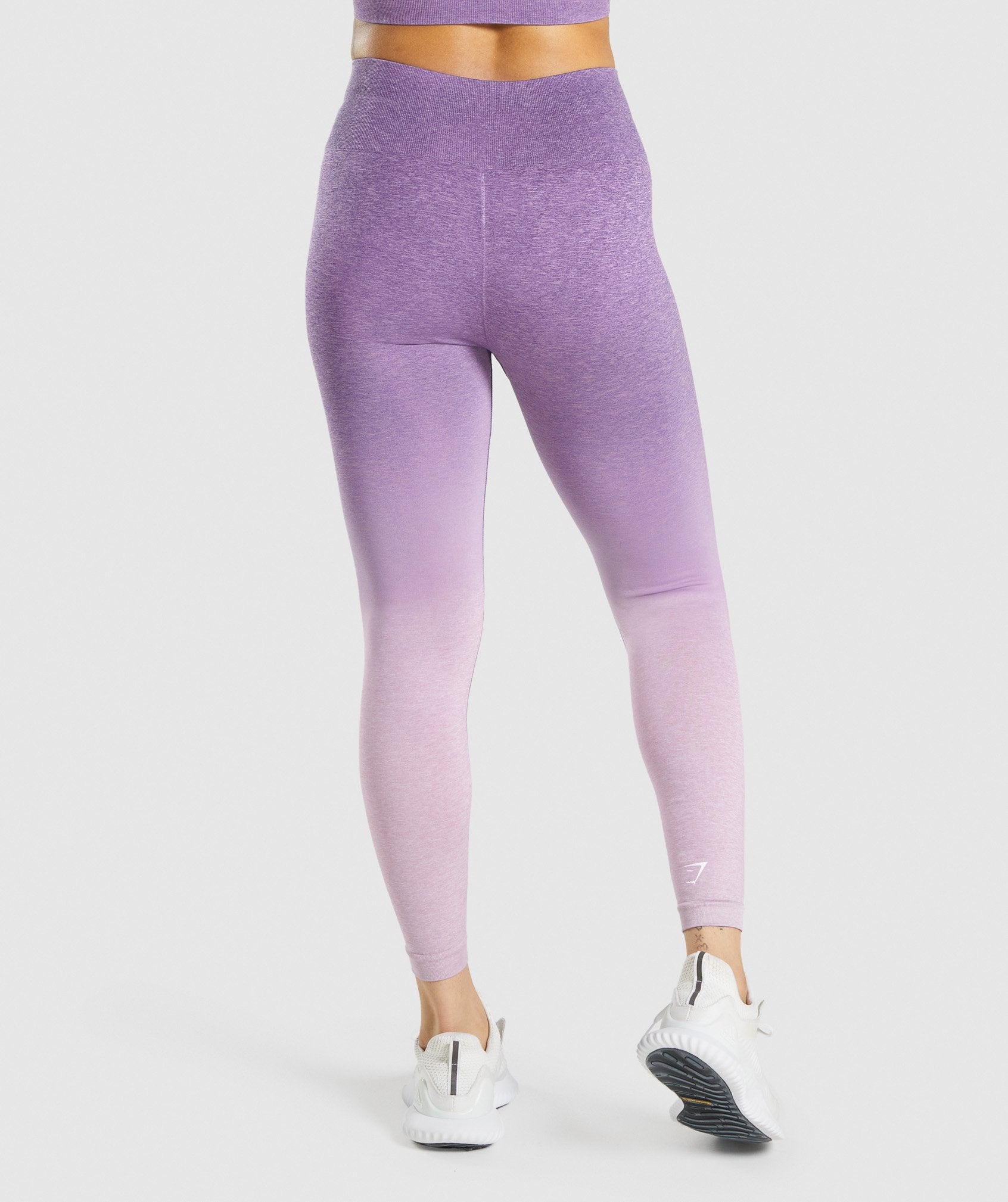 Adapt Ombre Seamless Leggings in Light Purple Marl/Purple