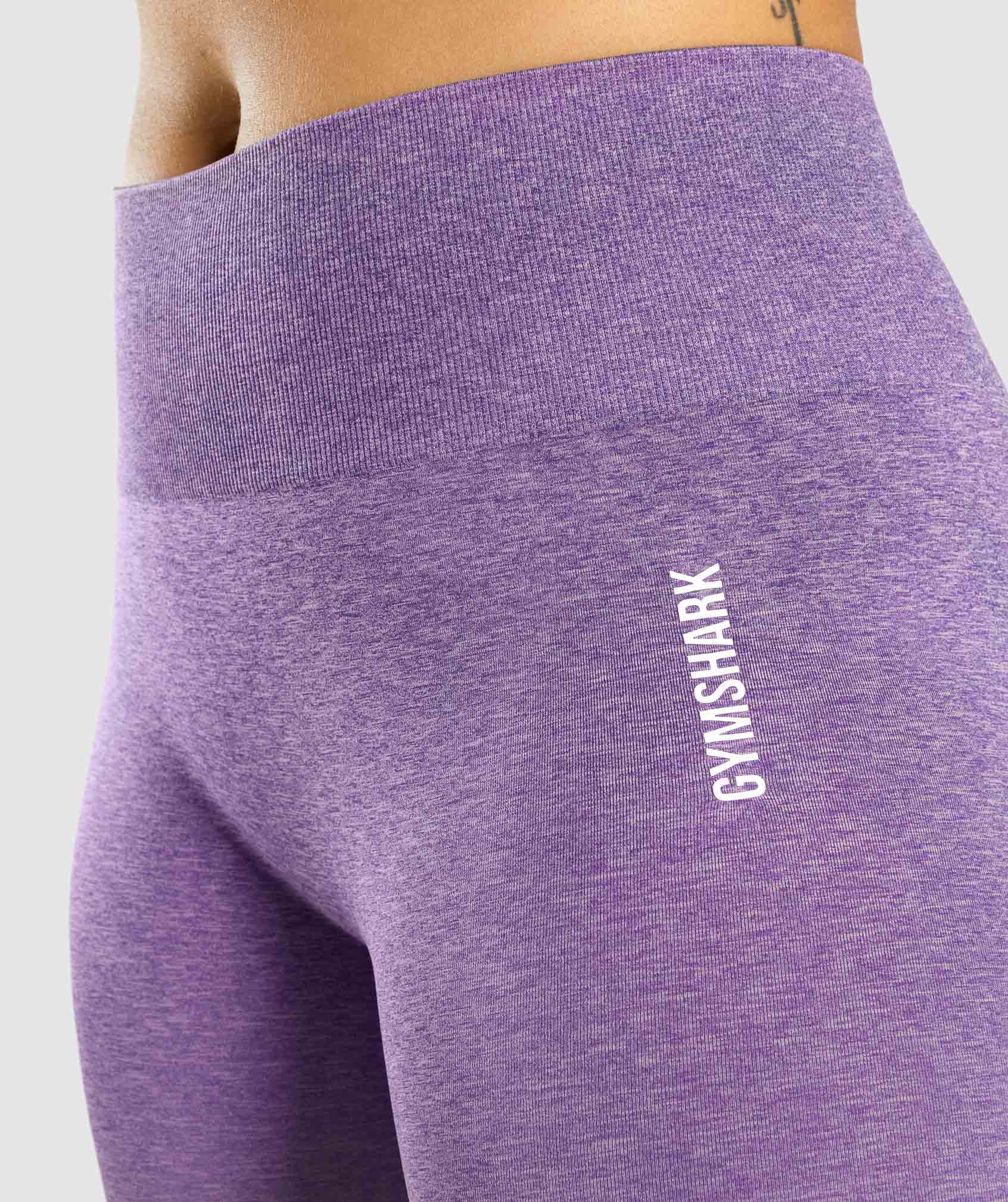 Adapt Ombre Seamless Leggings in Light Purple Marl/Purple