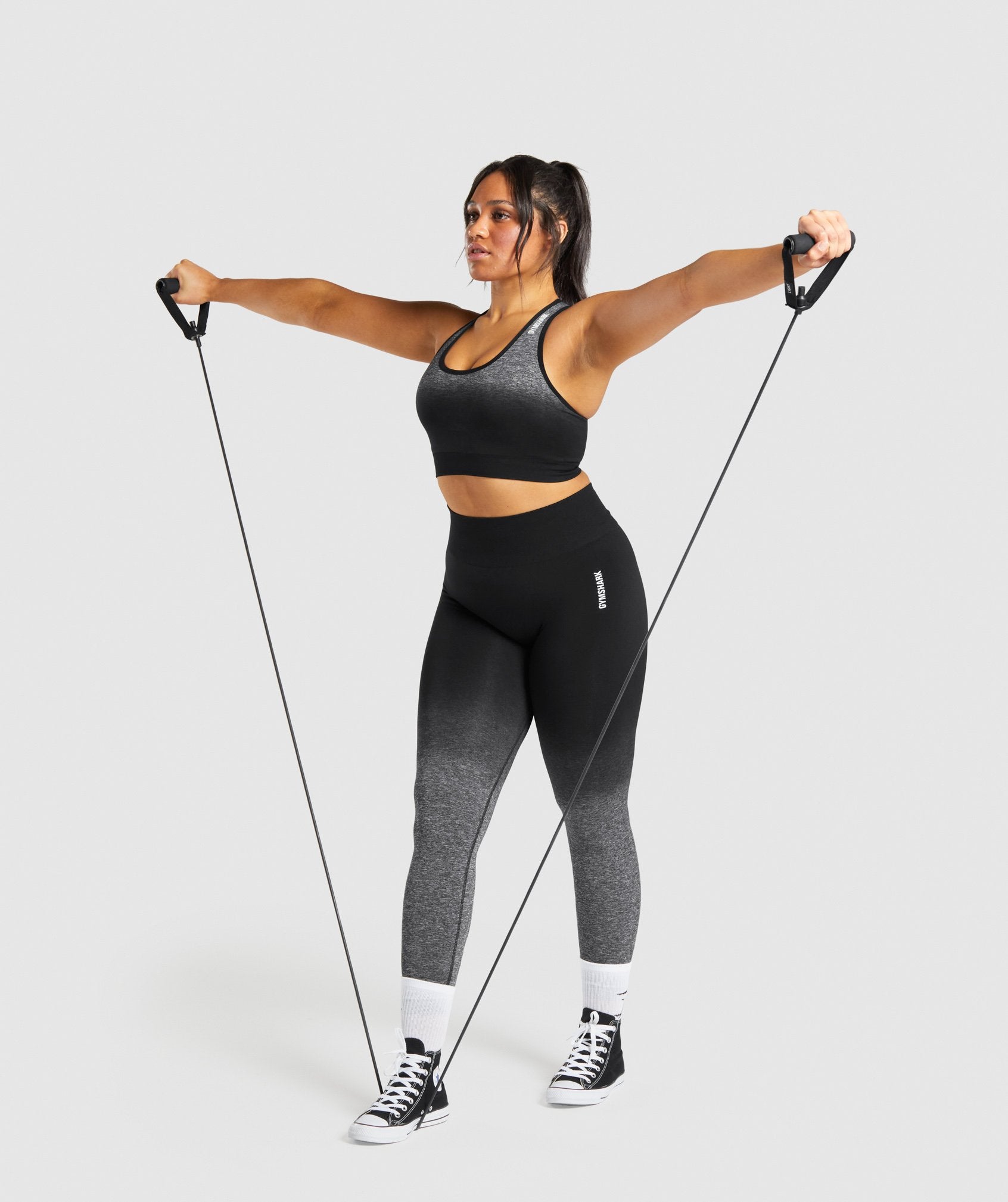 Gymshark OOTD Review: Minimal sports bra + Adapt Ombré leggings @gymsh