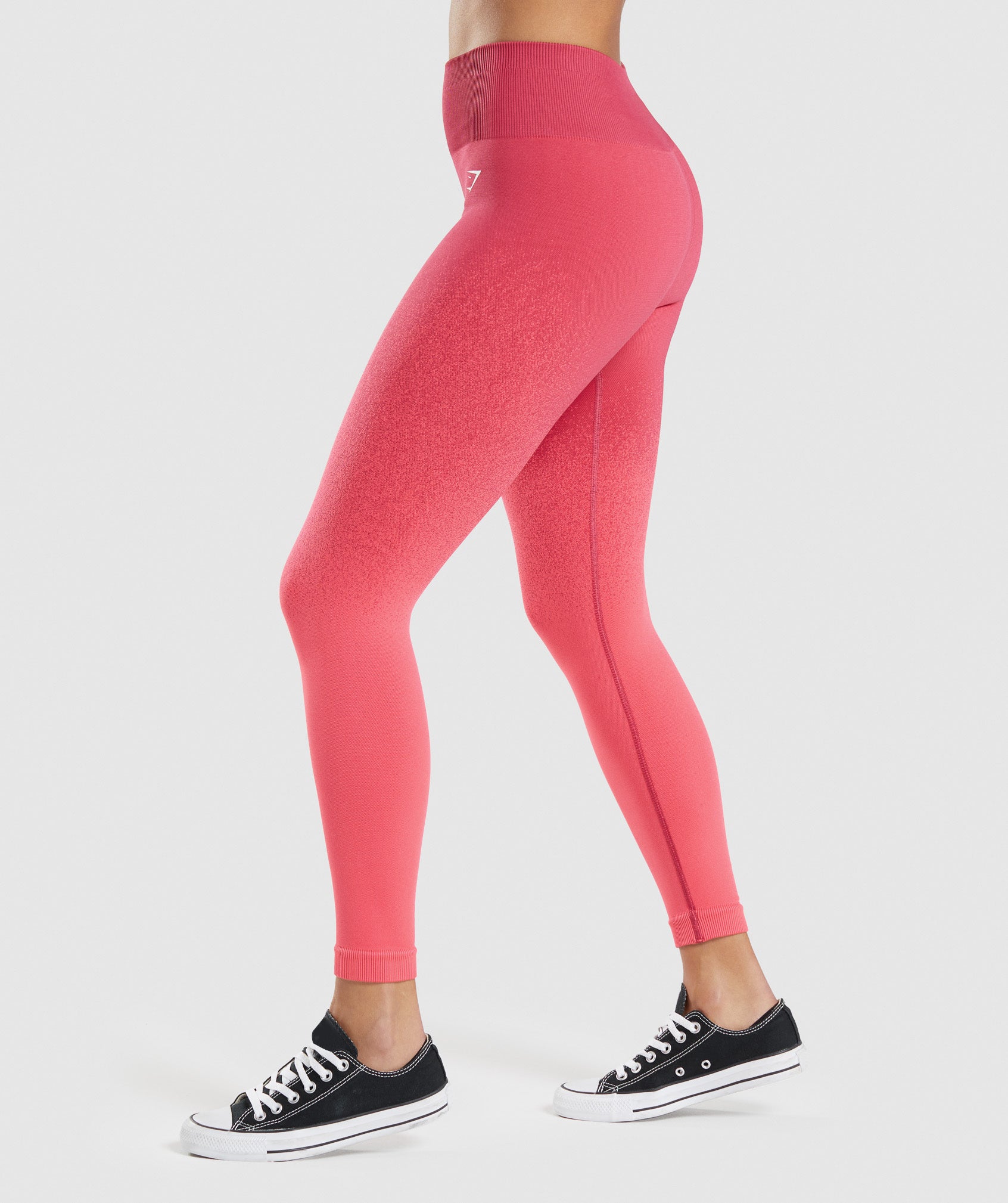 Gymshark Adapt Ombre Seamless Workout Gym Leggings Orange / Pink Size L