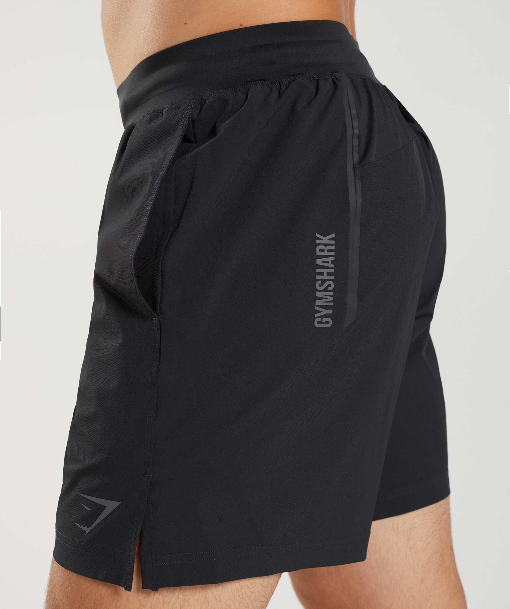 Apex 8" Function Shorts in Black - view 6