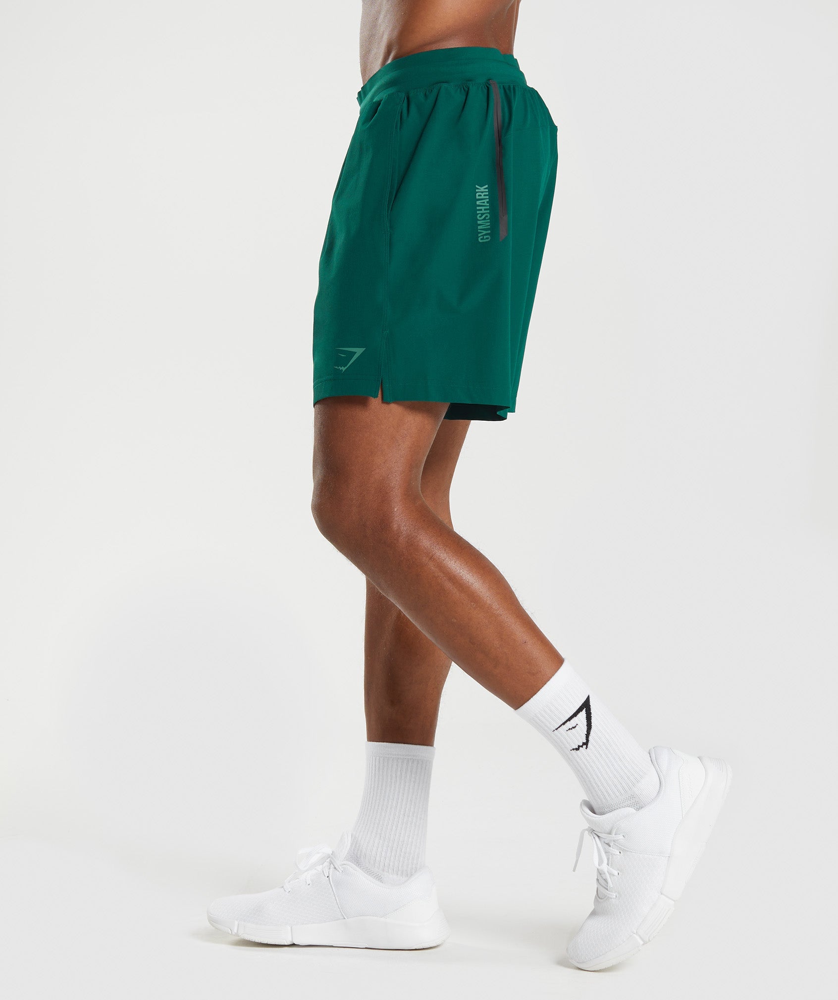 Apex 8" Function Shorts in Woodland Green - view 3