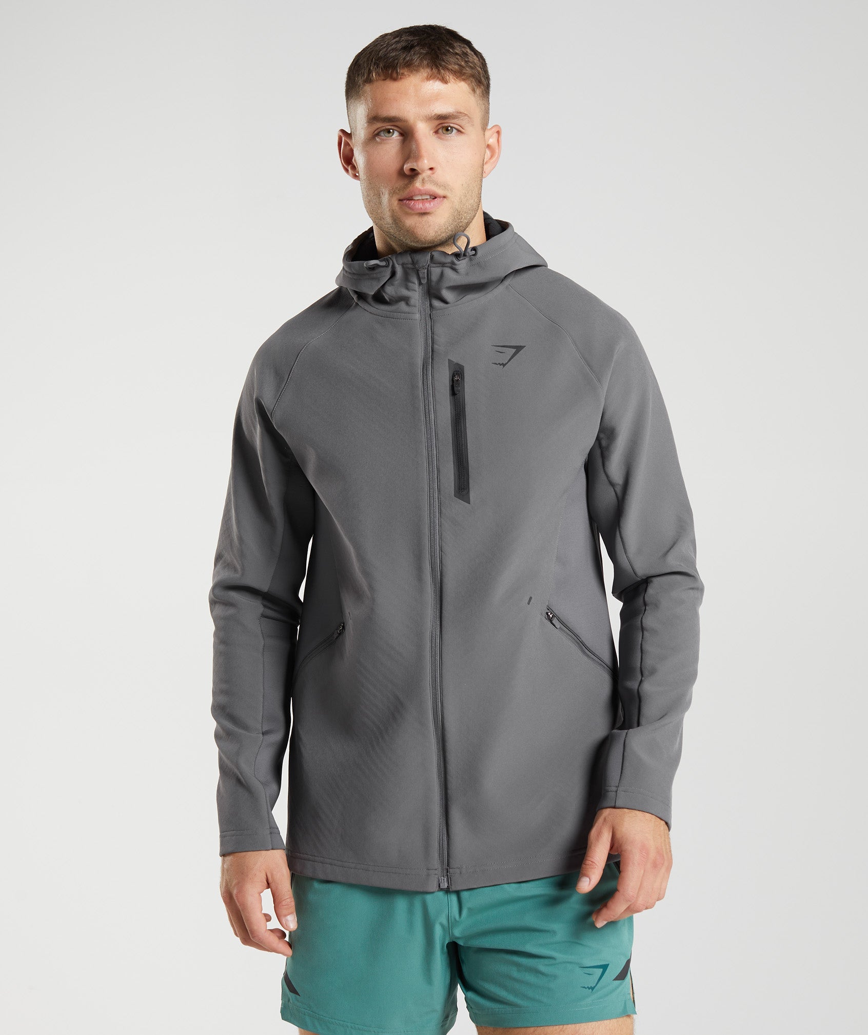 Apex Jacket in Silhouette Grey - view 1