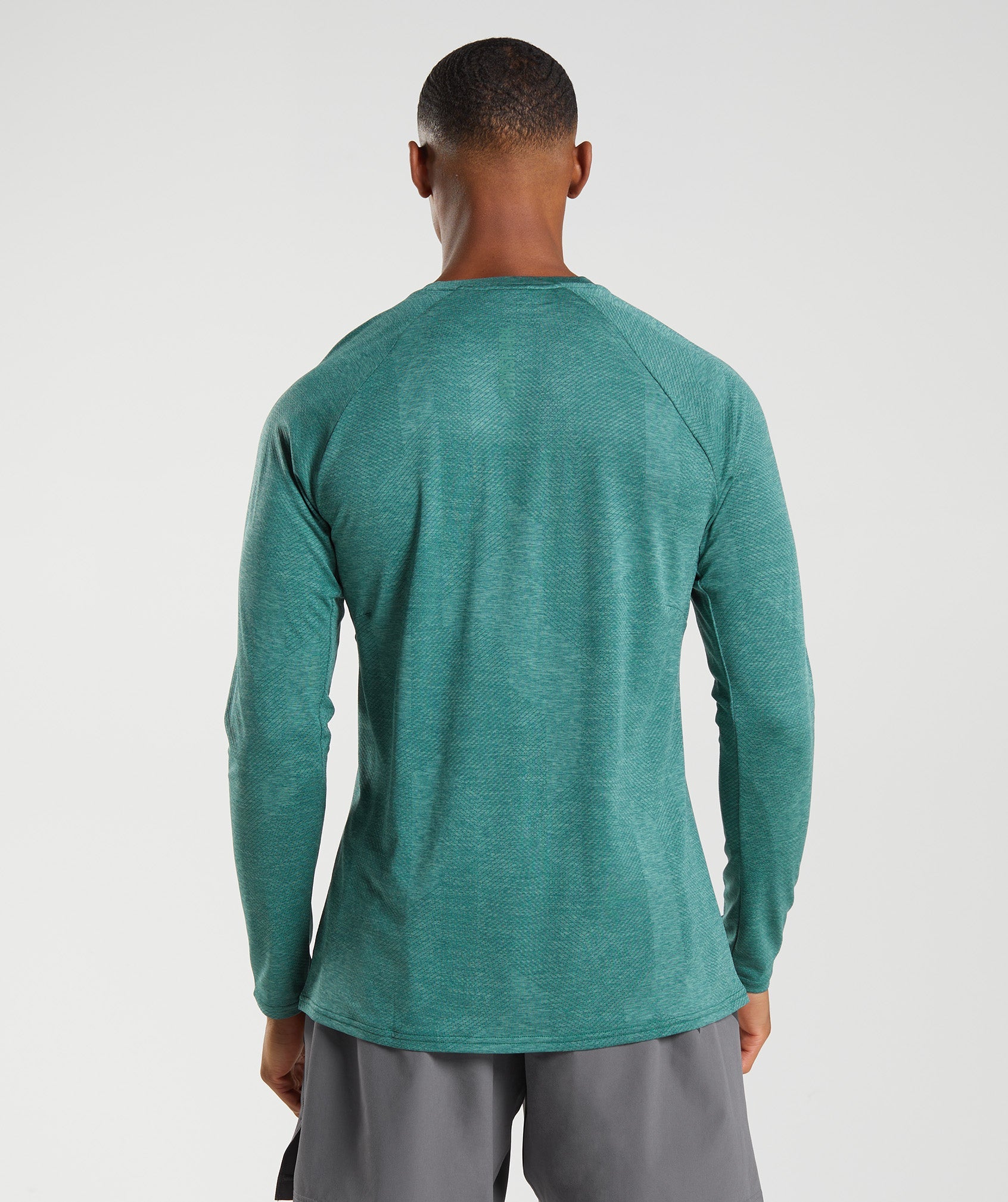Apex Long Sleeve T-Shirt in Woodland Green/Hoya Green - view 2