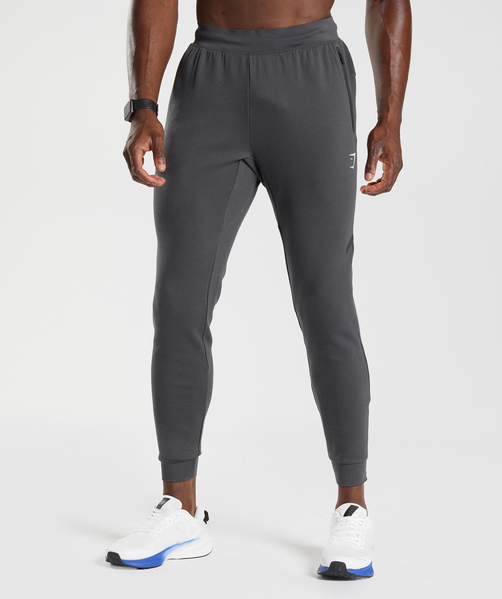 Gymshark Mens L Arrival Woven Joggers Silhouette Grey A2A1N