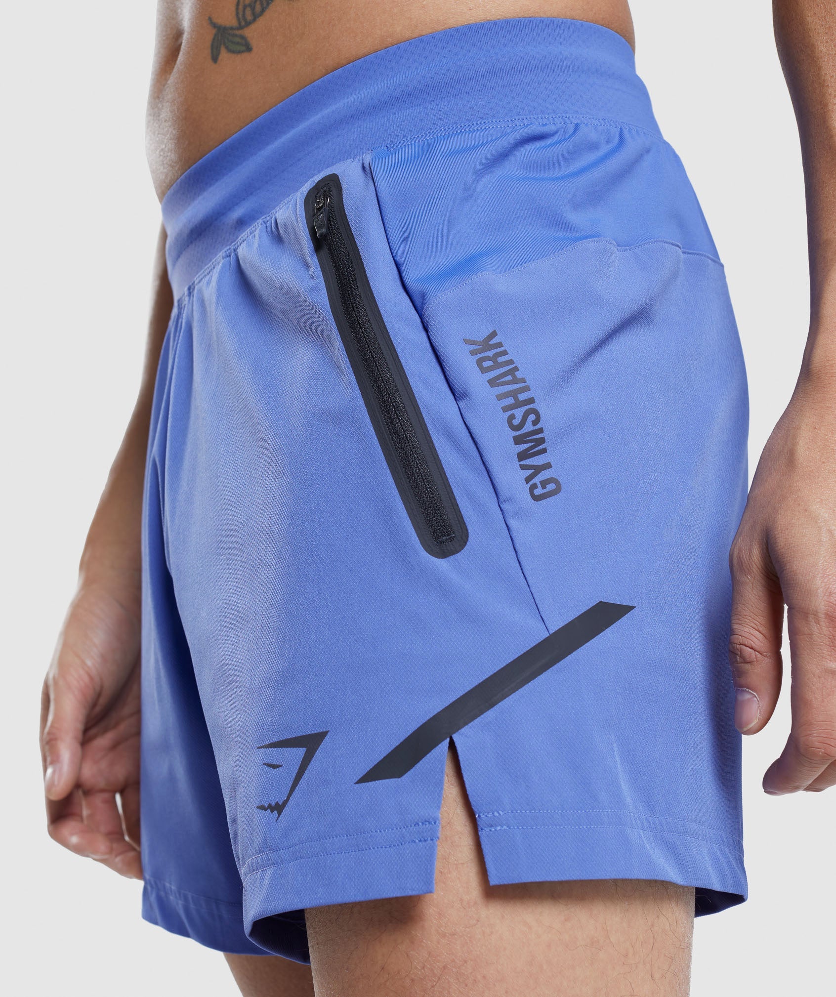 Apex 5" Perform Shorts in Court Blue - view 5