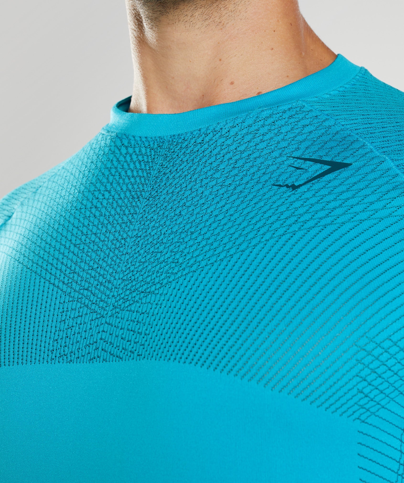 Apex Seamless T-Shirt in Shark Blue/Atlantic Blue - view 6