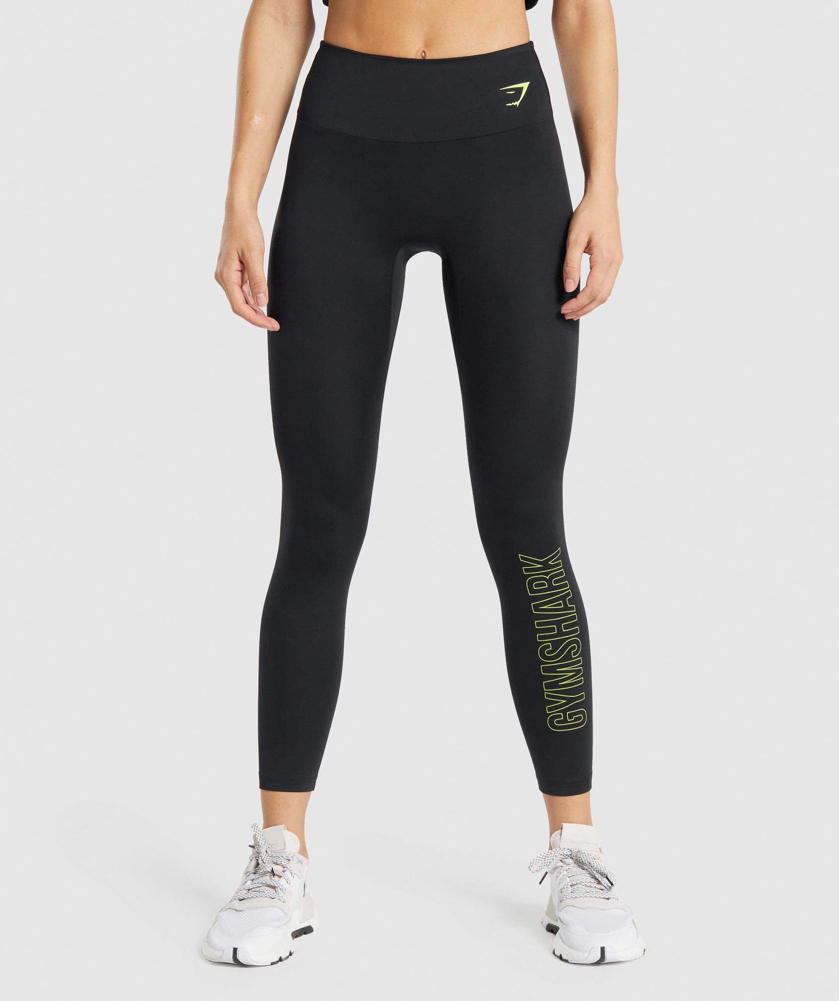 Training Graphic Leggings in Black - view 1