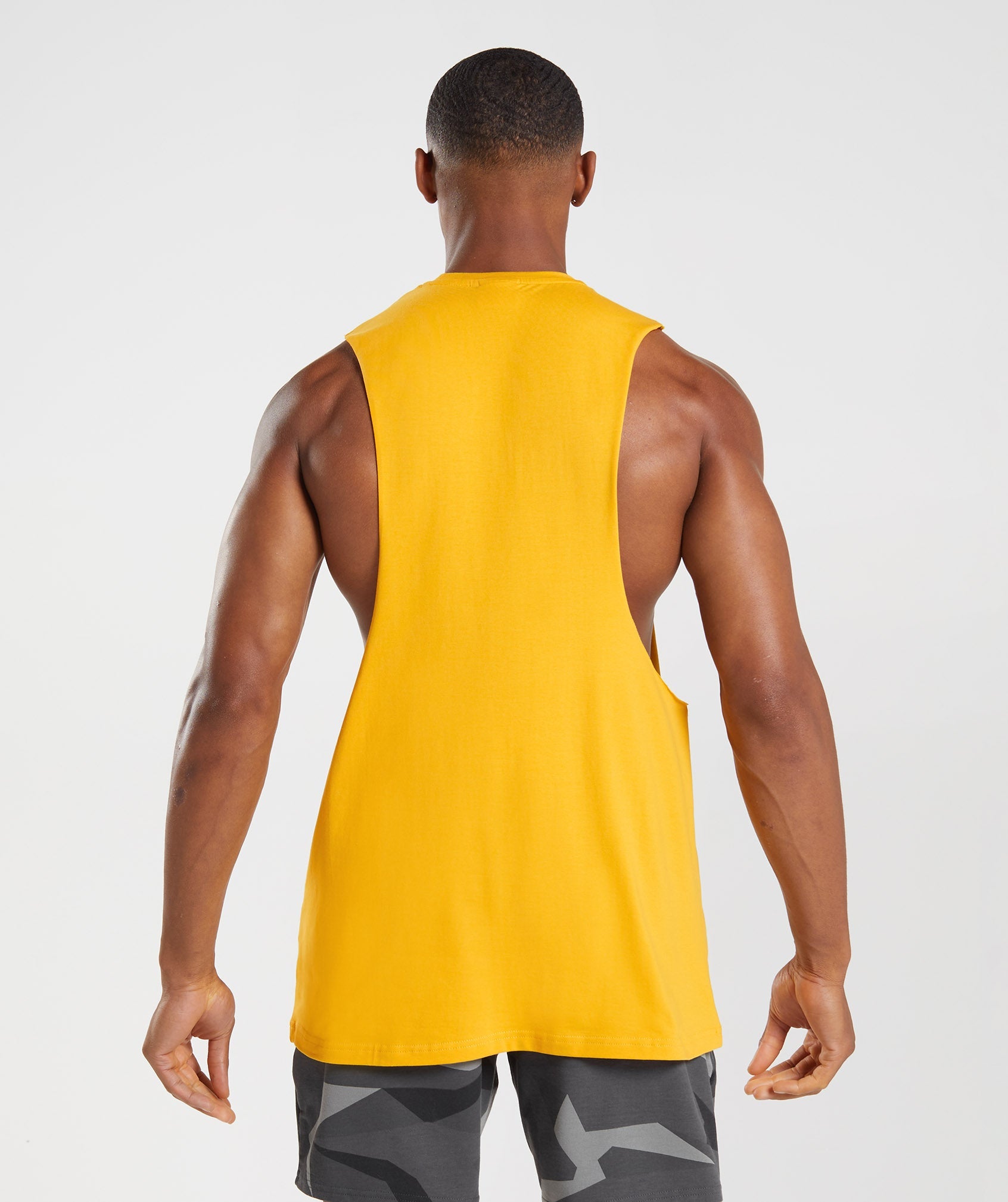 Apollo Infill Drop Arm Tank in Saffron Yellow - view 2