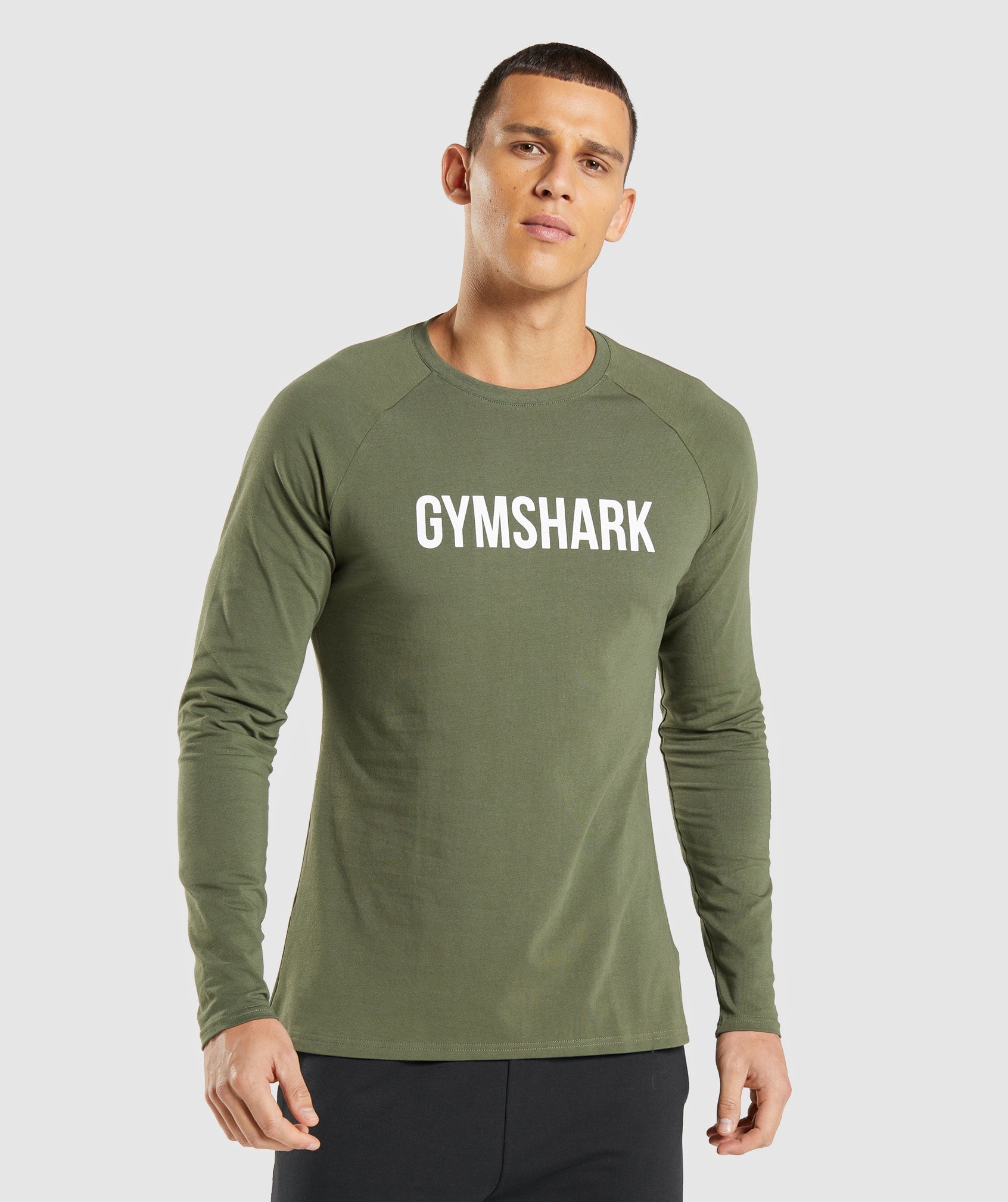 Apollo Long Sleeve T-Shirt in Core Olive - view 1