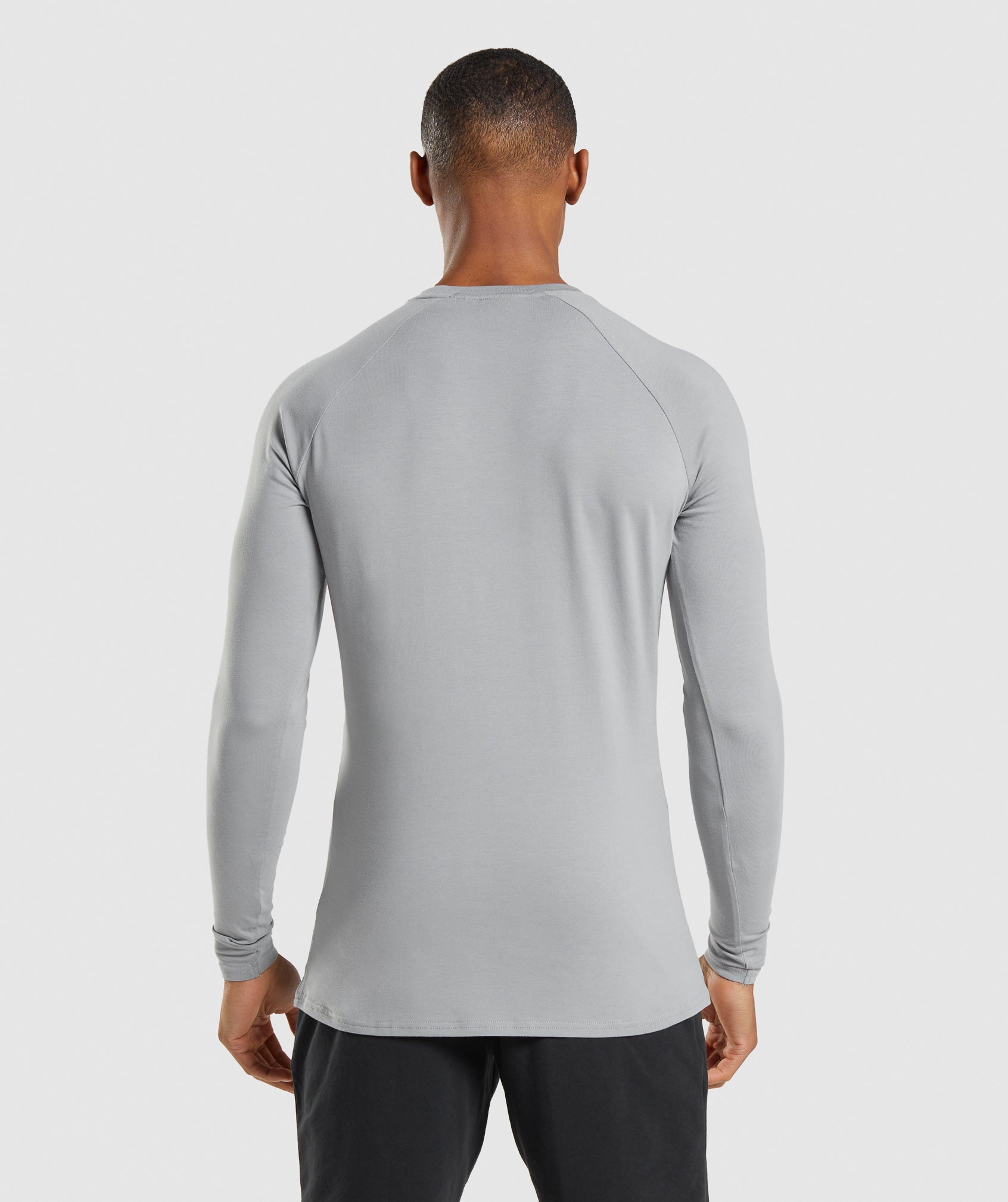 Apollo Long Sleeve T-Shirt in Smokey Grey - view 2