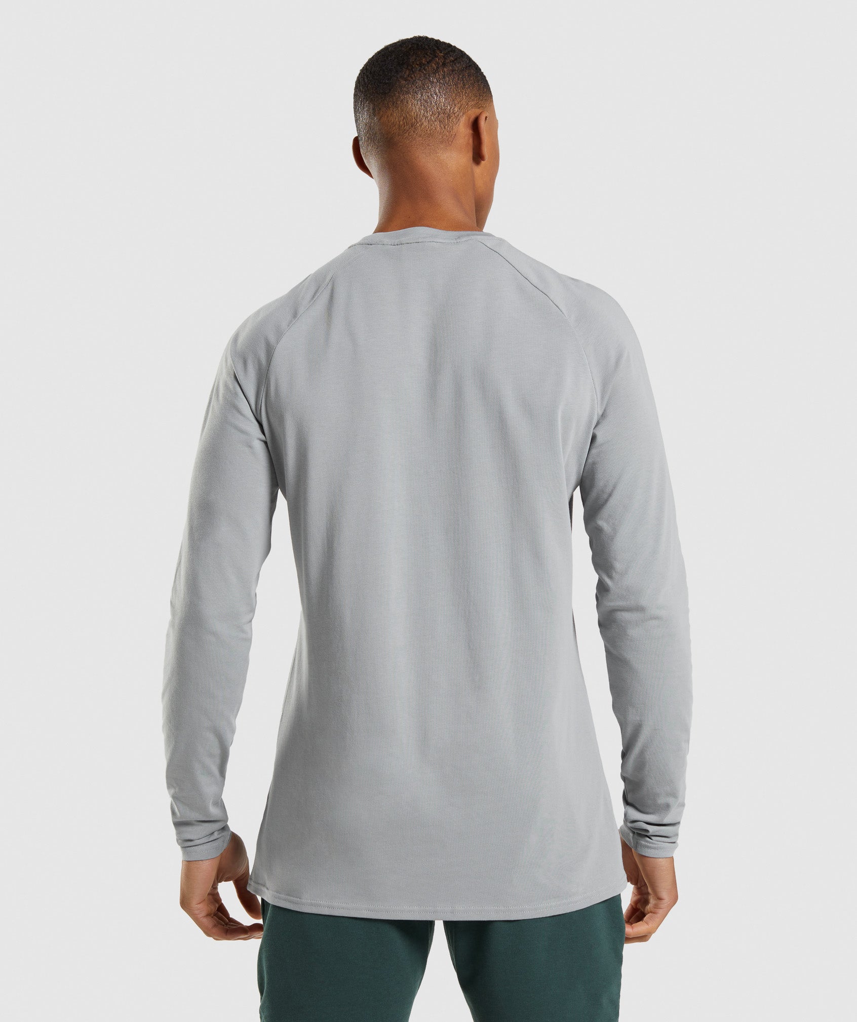 Apollo Long Sleeve T-Shirt in Smokey Grey - view 2