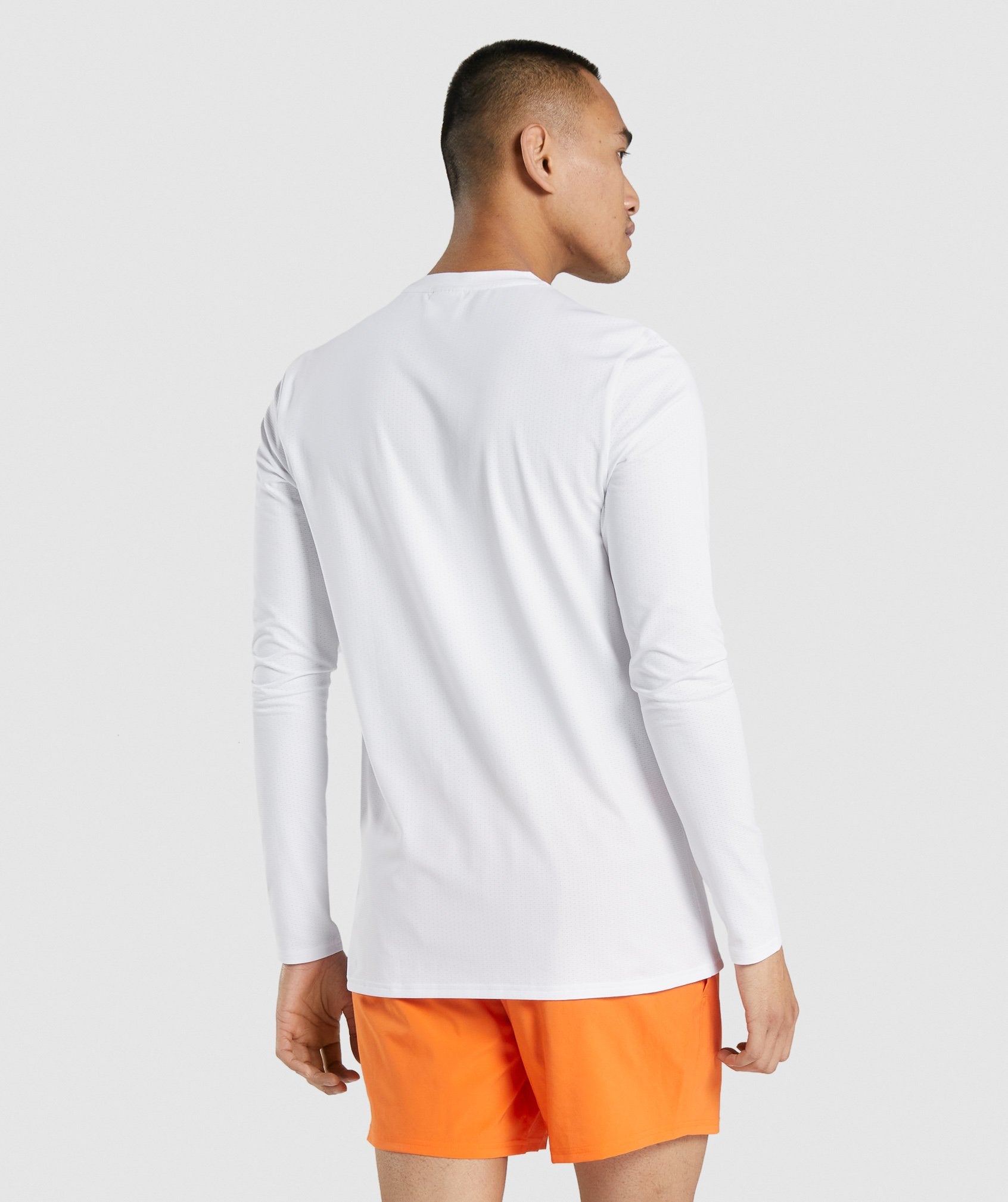 Arrival Graphic Long Sleeve T-Shirt in White