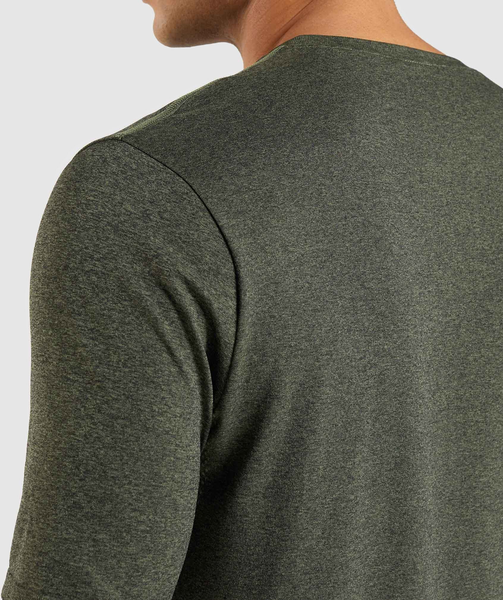 Gymshark Arrival Long Sleeve T-Shirt - Core Olive