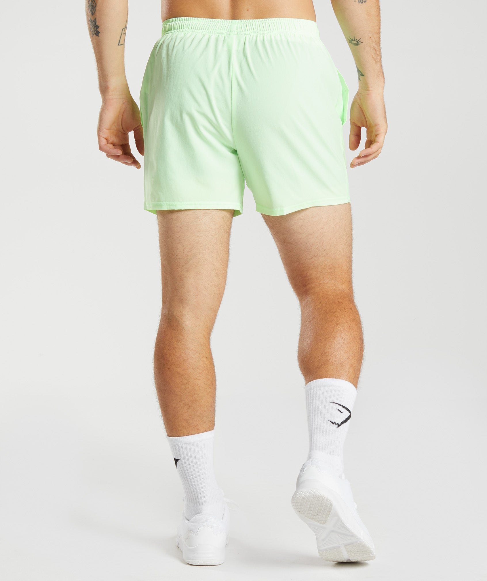 Arrival 5" Shorts in Fluo Mint - view 2