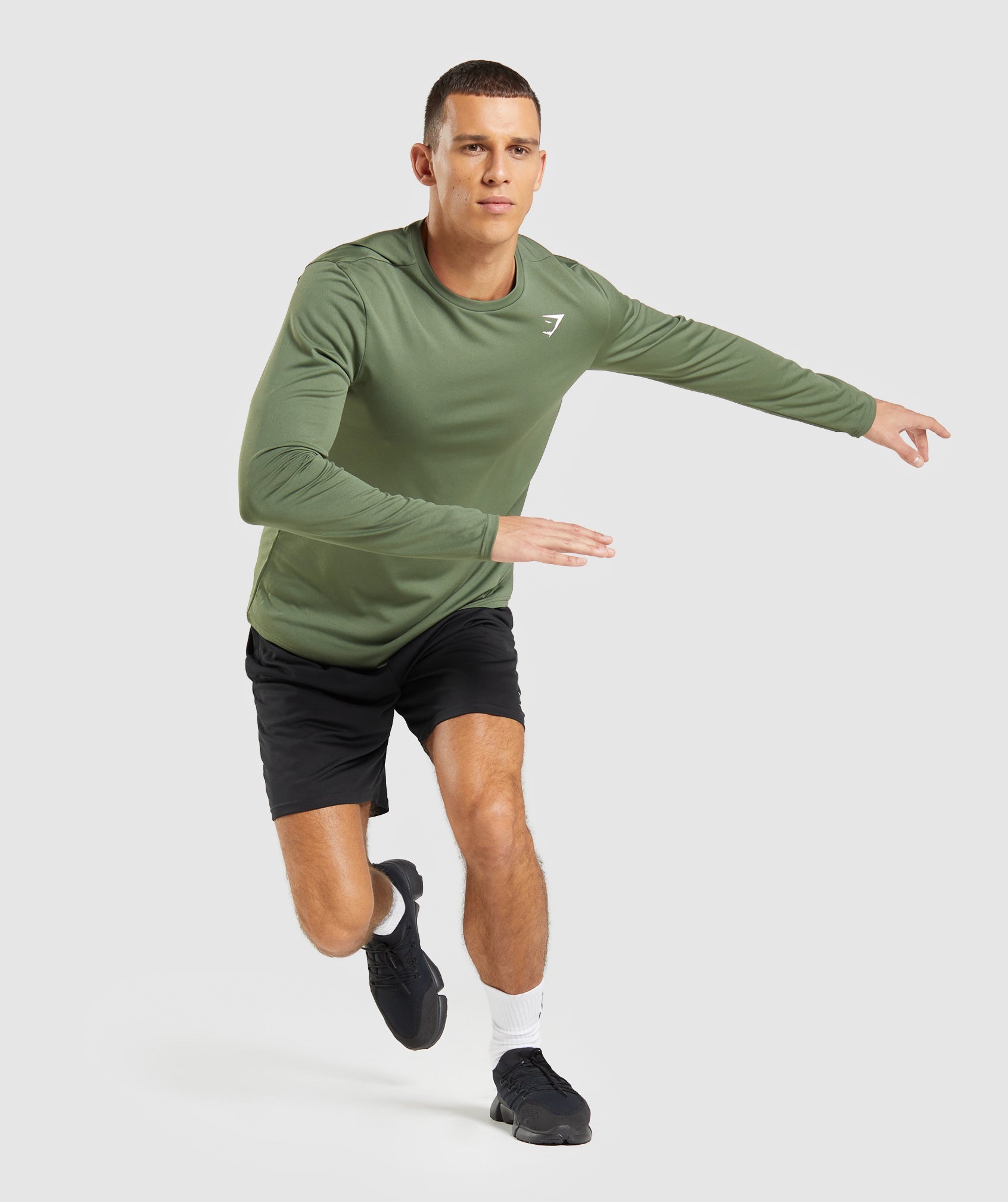 Arrival Long Sleeve T-Shirt in Core Olive - view 4