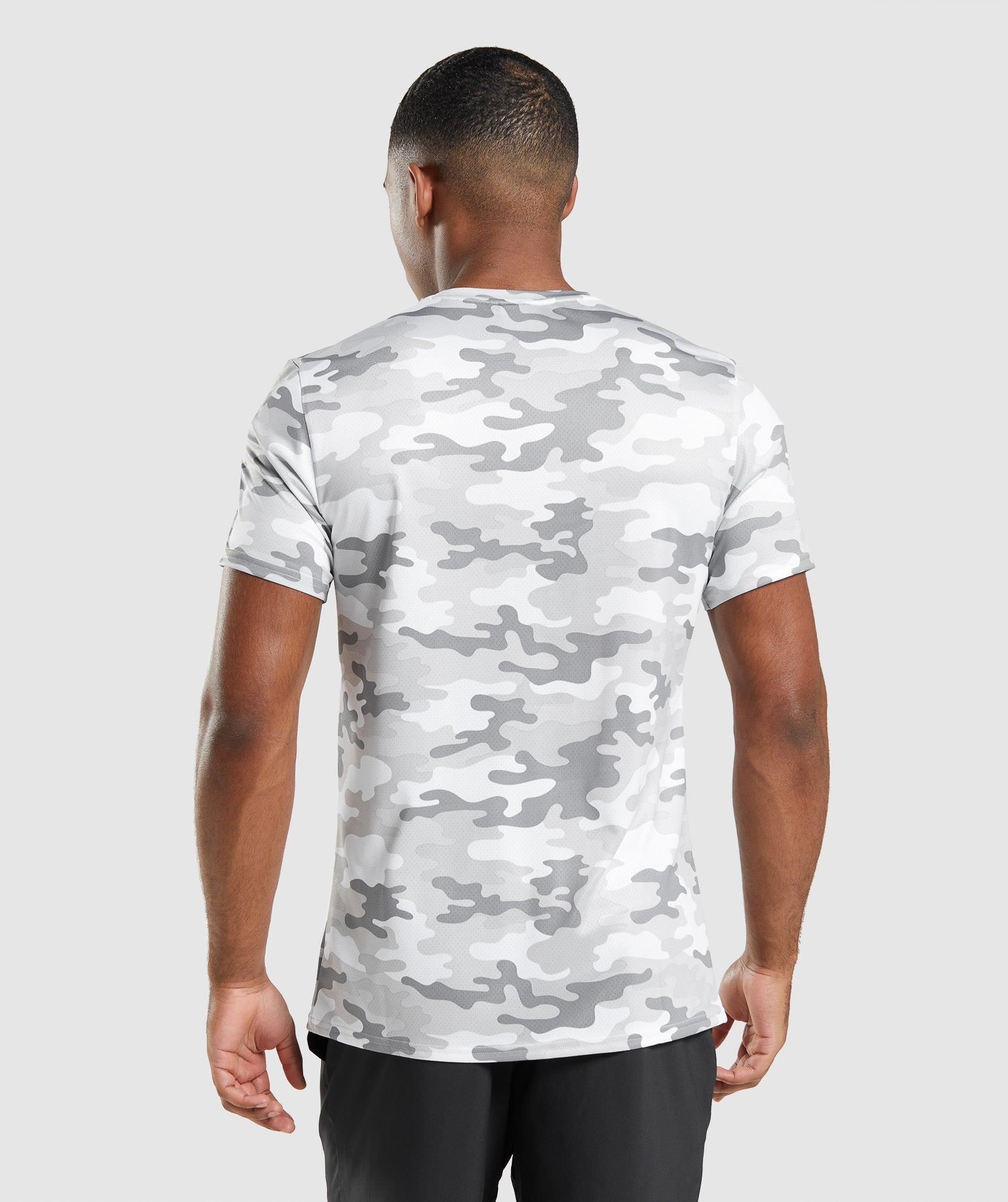 Gymshark Arrival T-Shirt - Light Grey Camo