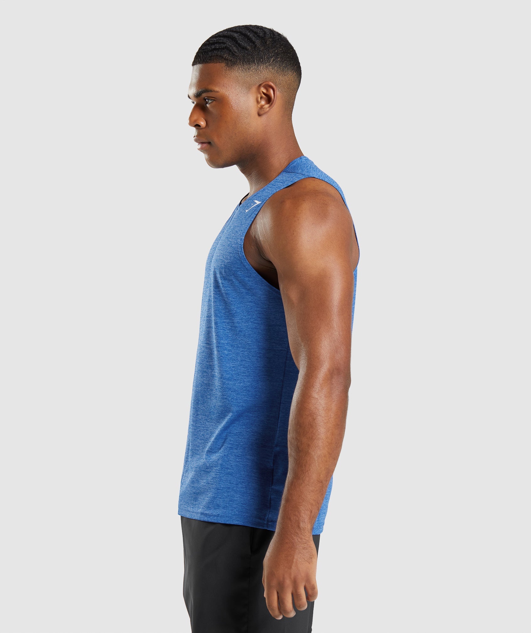 Arrival Slim Marl Tank in Athletic Blue/Javelin Blue Marl - view 3