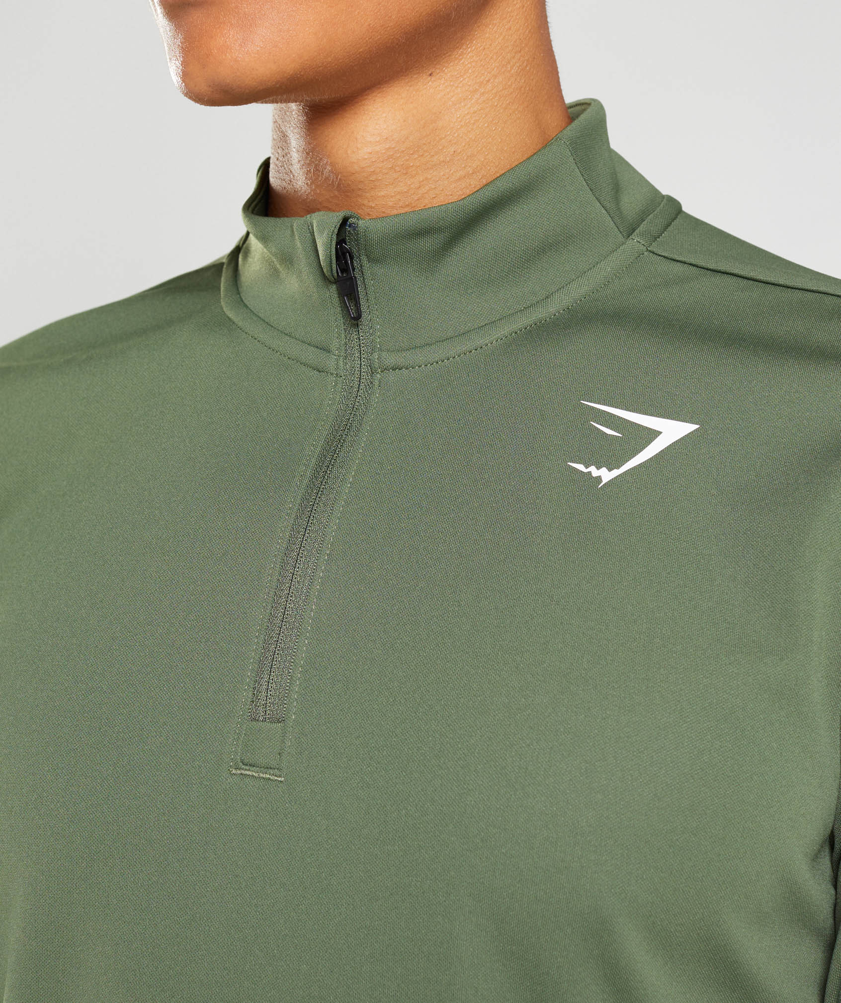 Arrival 1/4 Zip Pullover in Core Olive - view 2