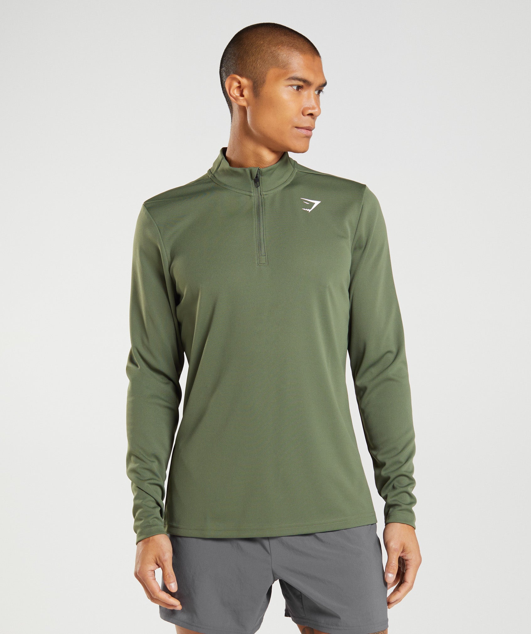 Gymshark Arrival 1/4 Zip Pullover - Silhouette Grey