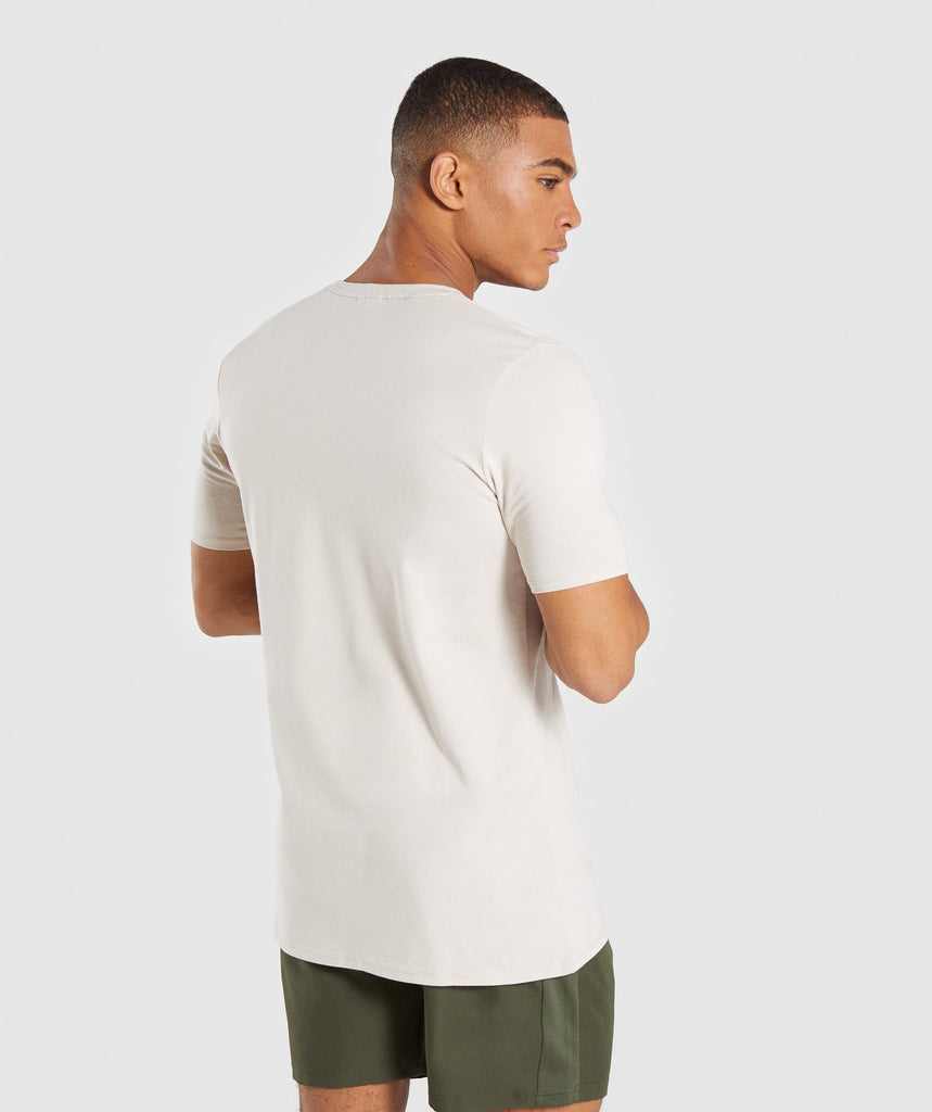 Gymshark Bold T-Shirt - Washed Beige 2