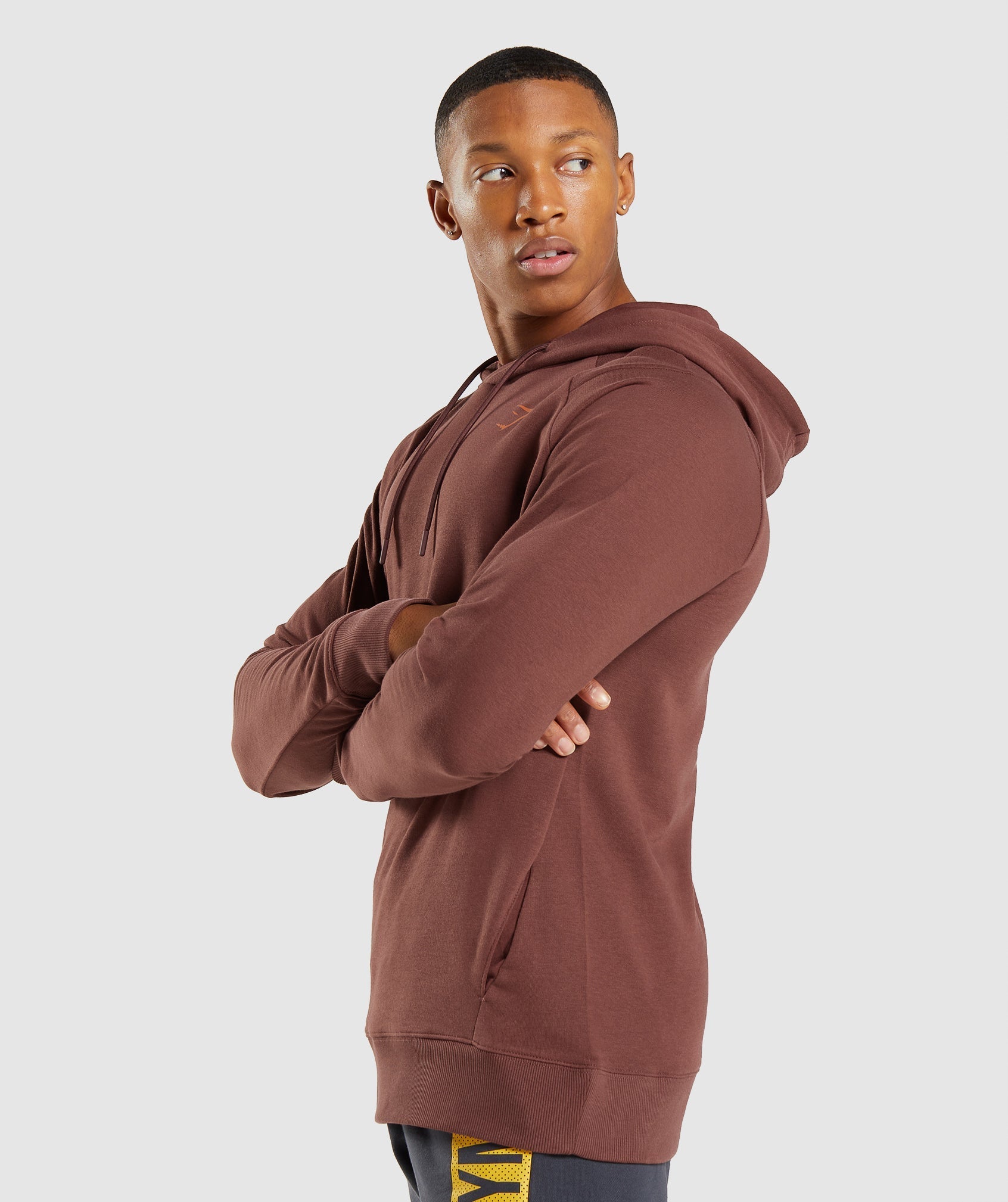 Bold Hoodie in Cherry Brown - view 3
