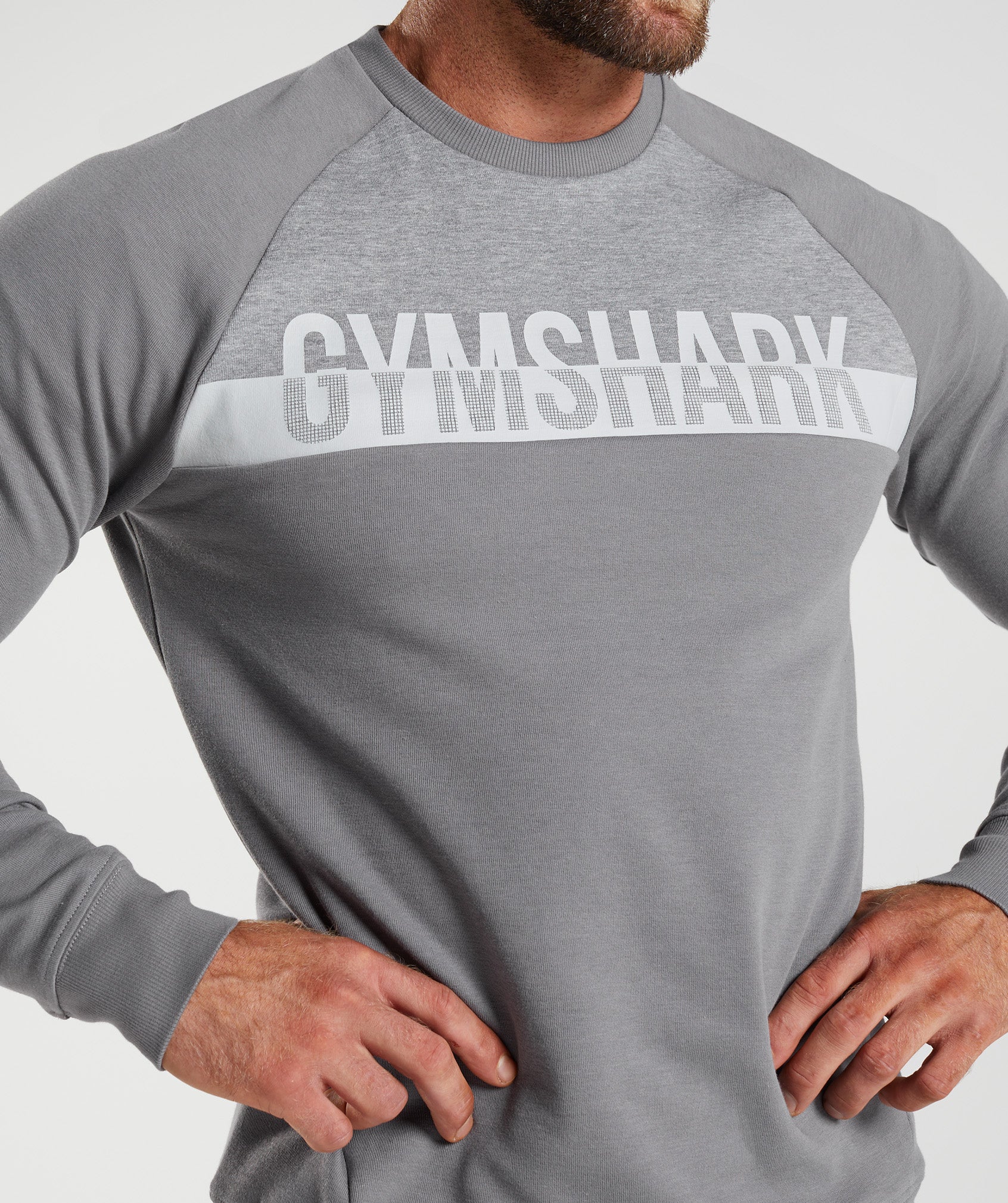 Gymshark Bold React Crew - Coin Grey