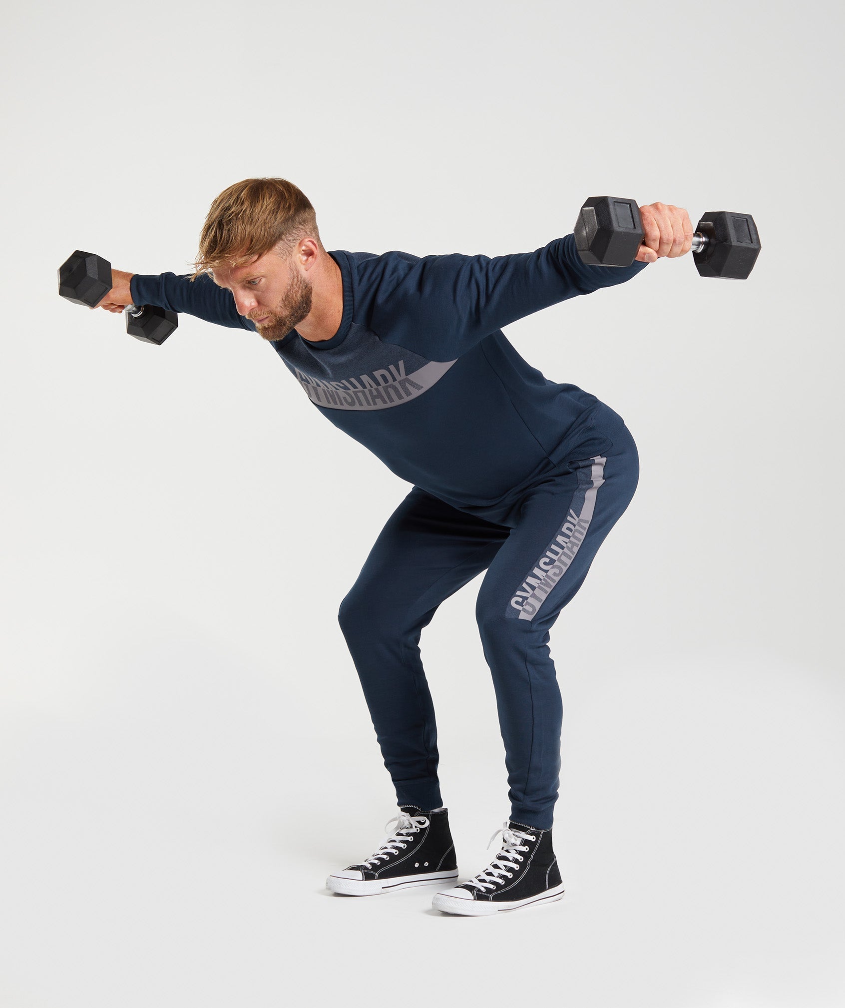 Gymshark Bold React Crew - Black