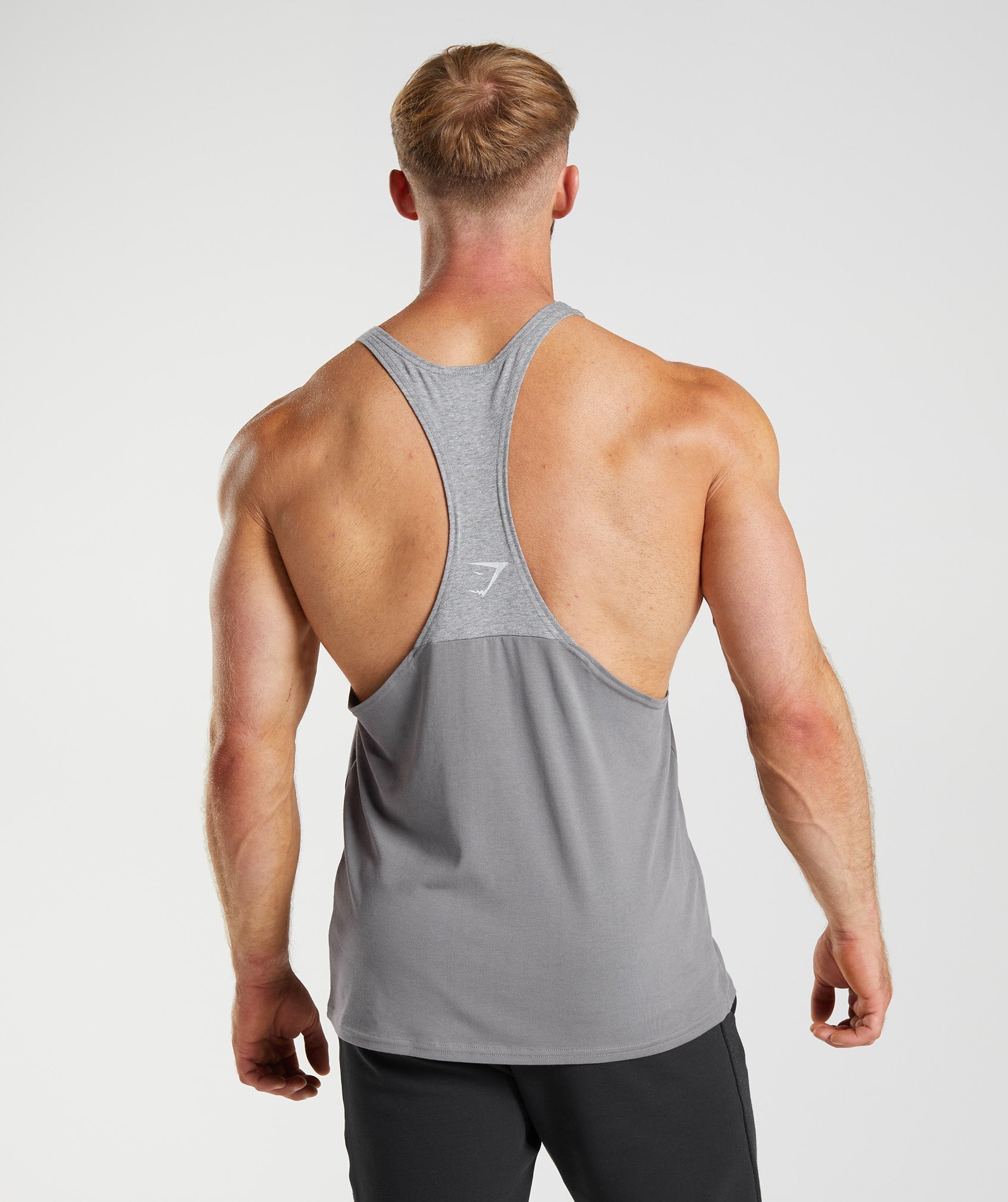 Gymshark Block Stringer - Light Grey Marl