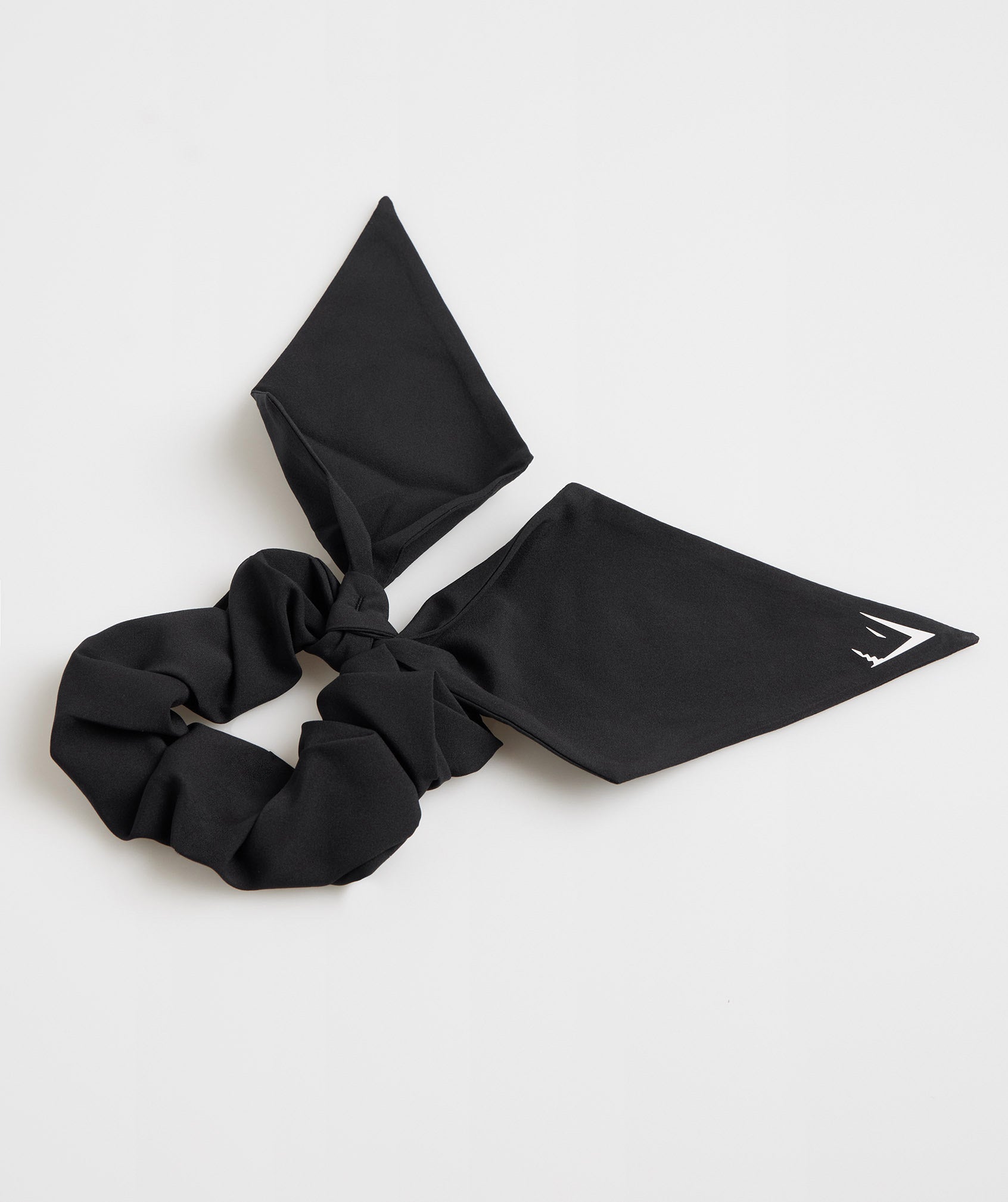 Bow Scrunchie in Black - view 2