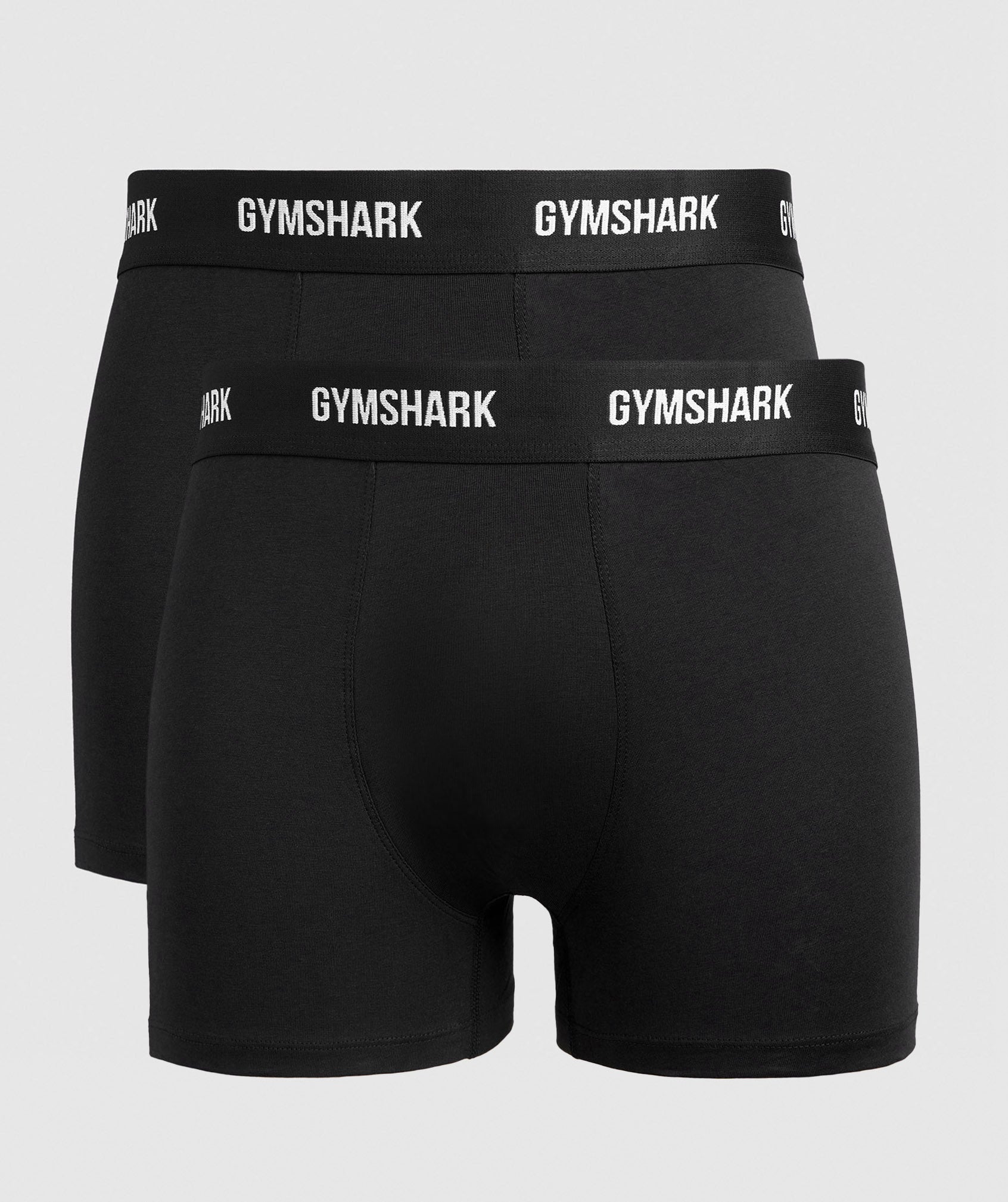 Boxers 2pk in Black - view 1