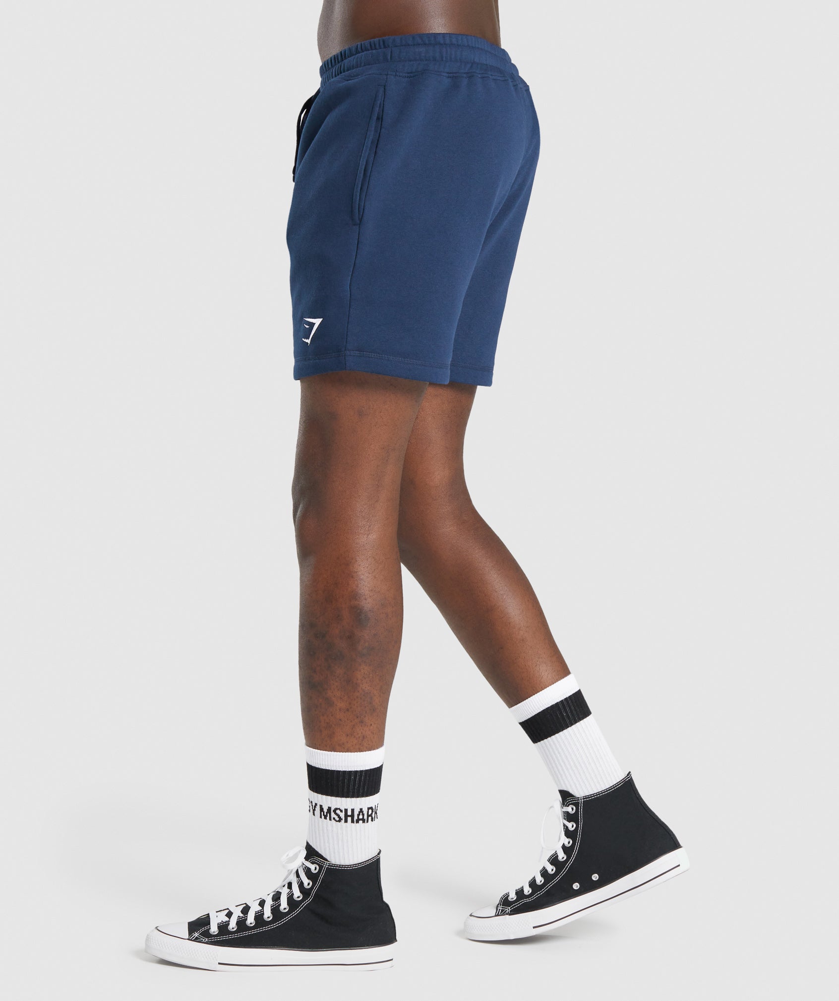 Gymshark Crest 7 Shorts - Terrace Blue