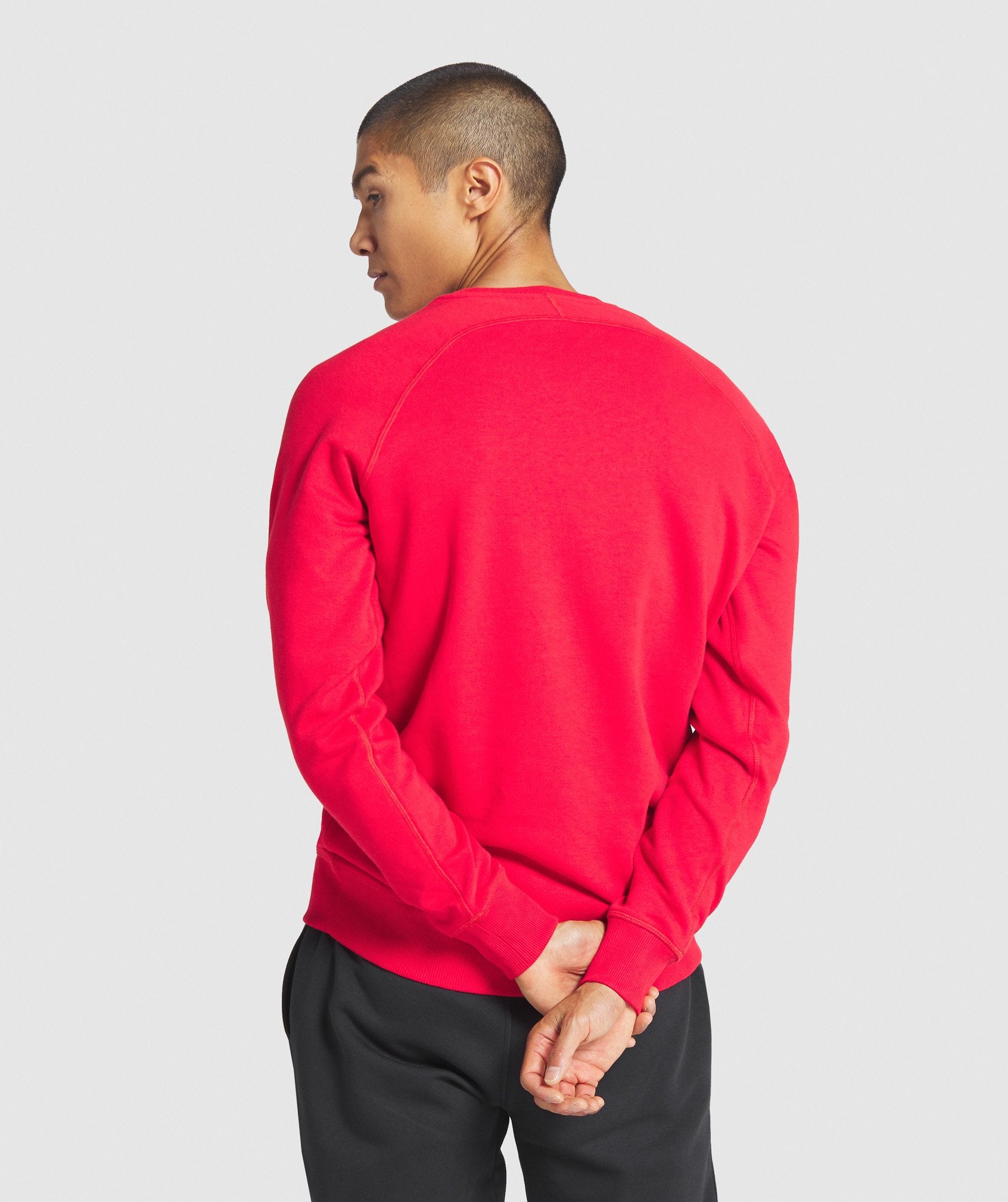 Crest Sweatshirt in Red - view 3