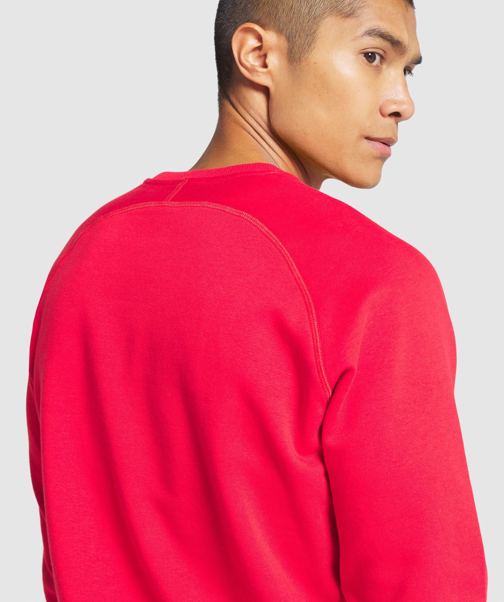 Crest Sweatshirt in Red - view 6