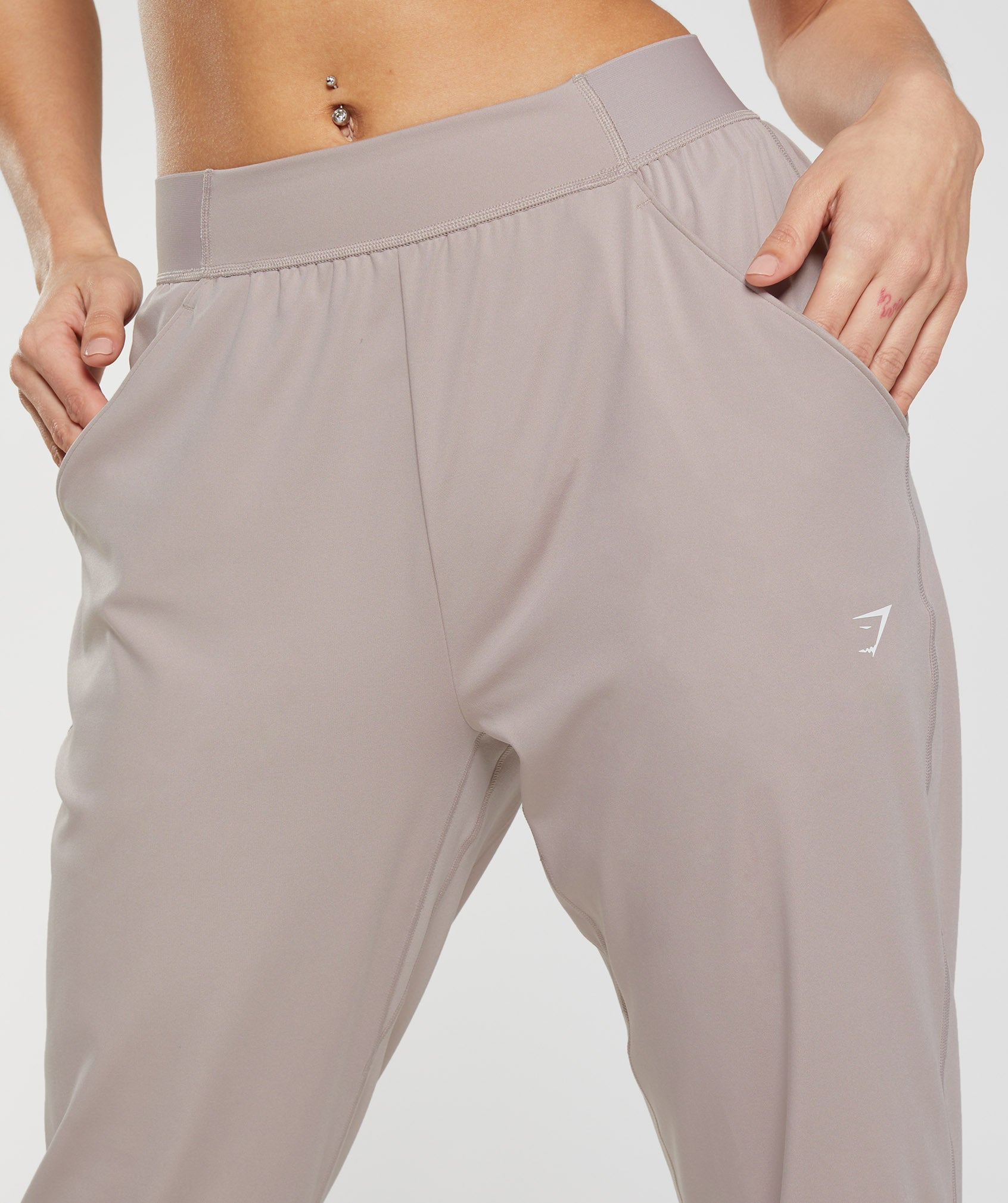 NWT* Gymshark High Waisted Pippa Training Joggers Blush Pink Dusty Mauve Xs