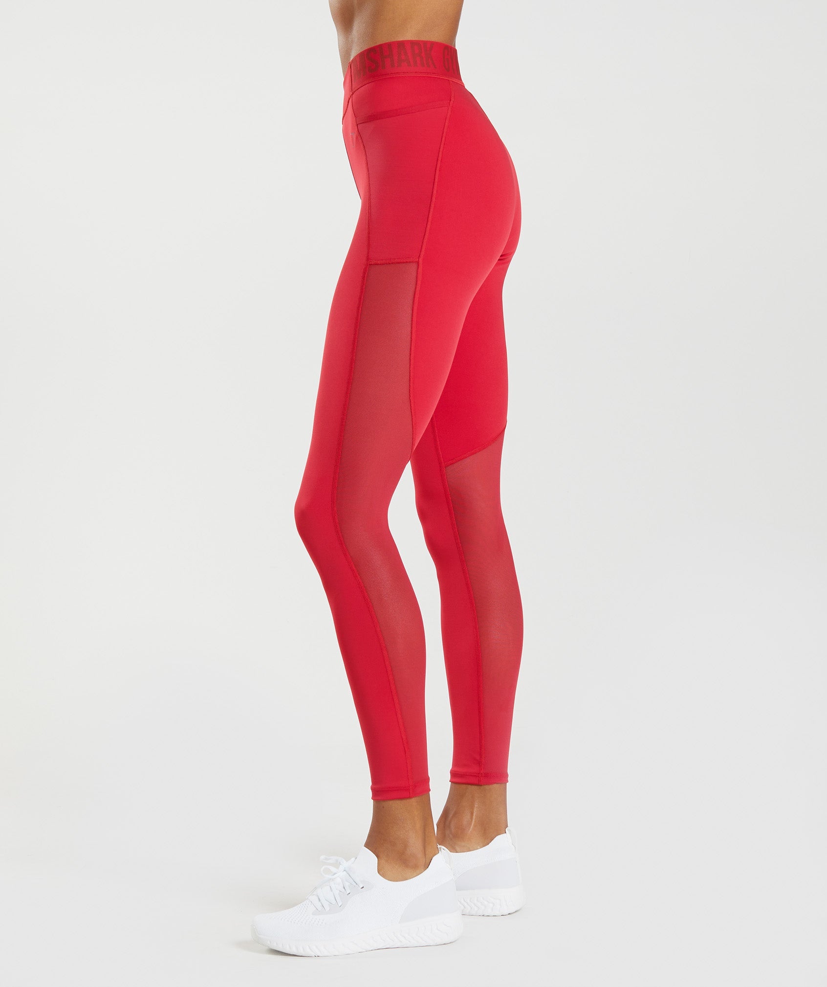 Training Brandmark Leggings in Salsa Red - view 2