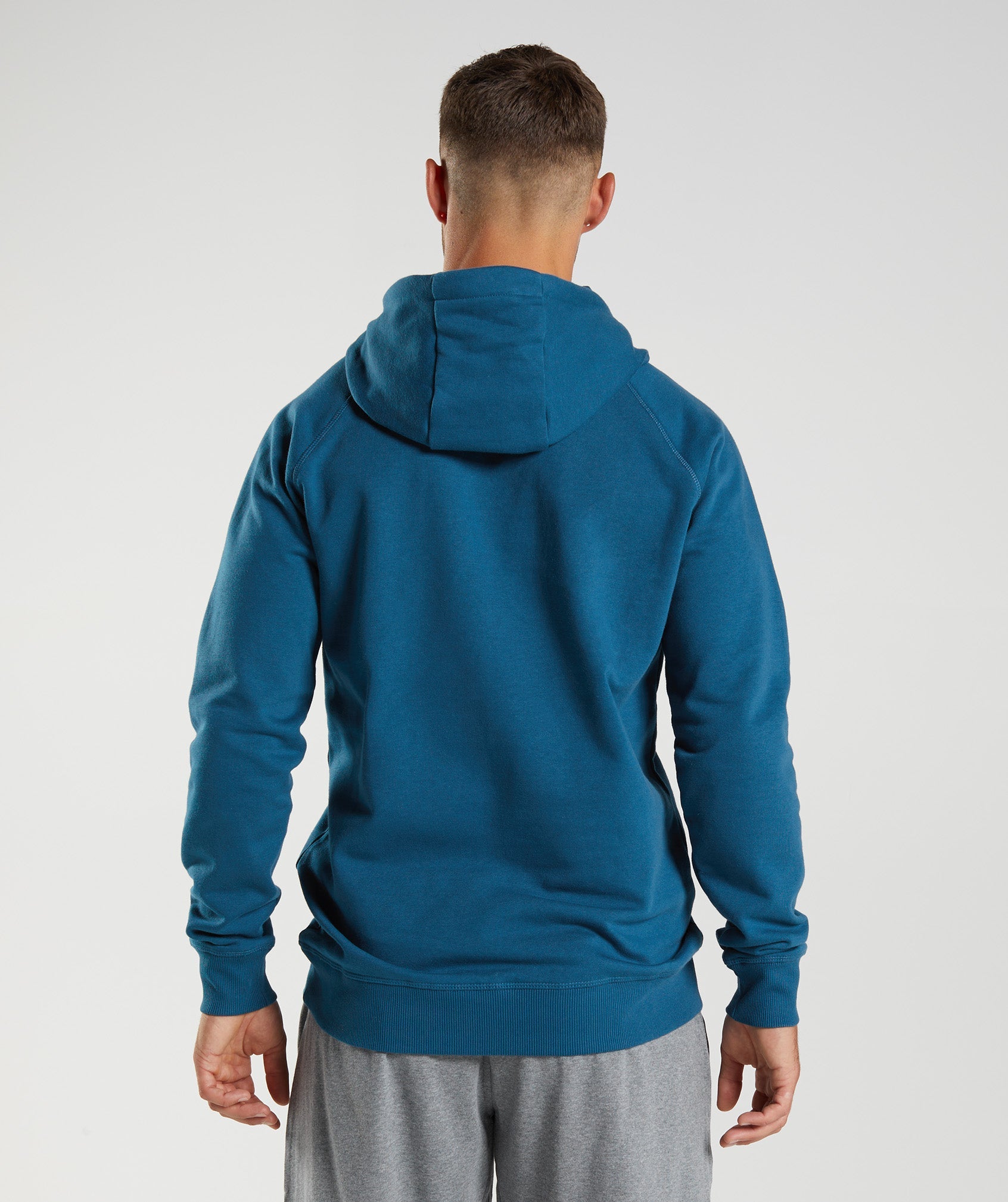 Crest Hoodie in Atlantic Blue - view 2